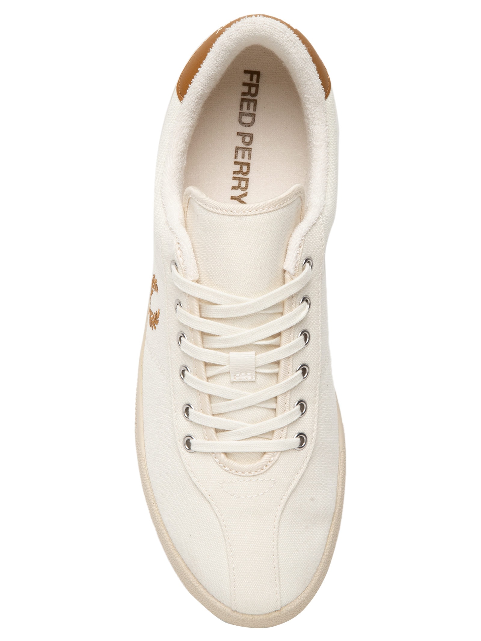 Tênis Masculino Shoe Poly Canvas Branco Fred Perry