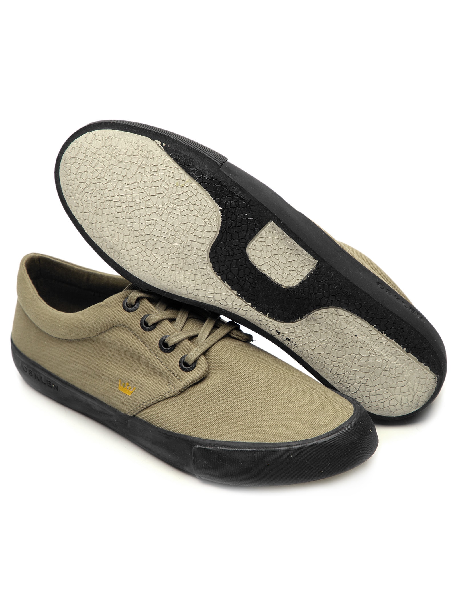 Tênis Masculino Skate Boarding Lona Black Sole Bege Osklen