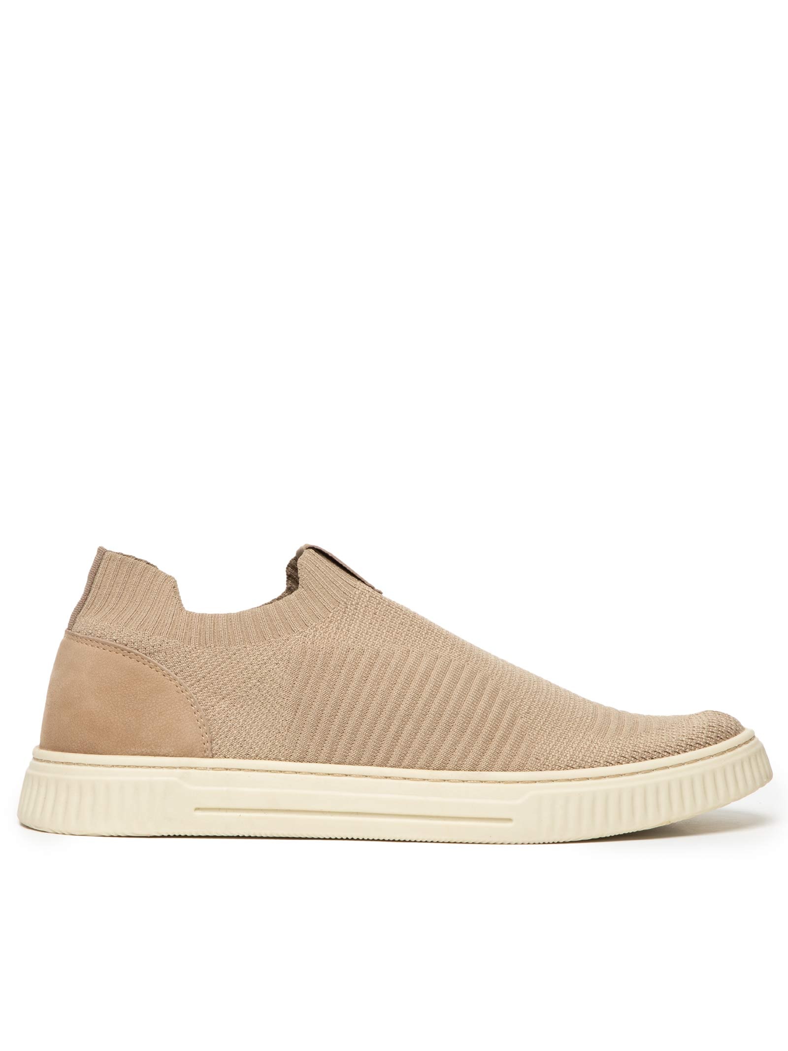 Tênis Masculino Slip On Bege '2 Essential