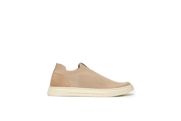 Tênis Masculino Slip On - Bege