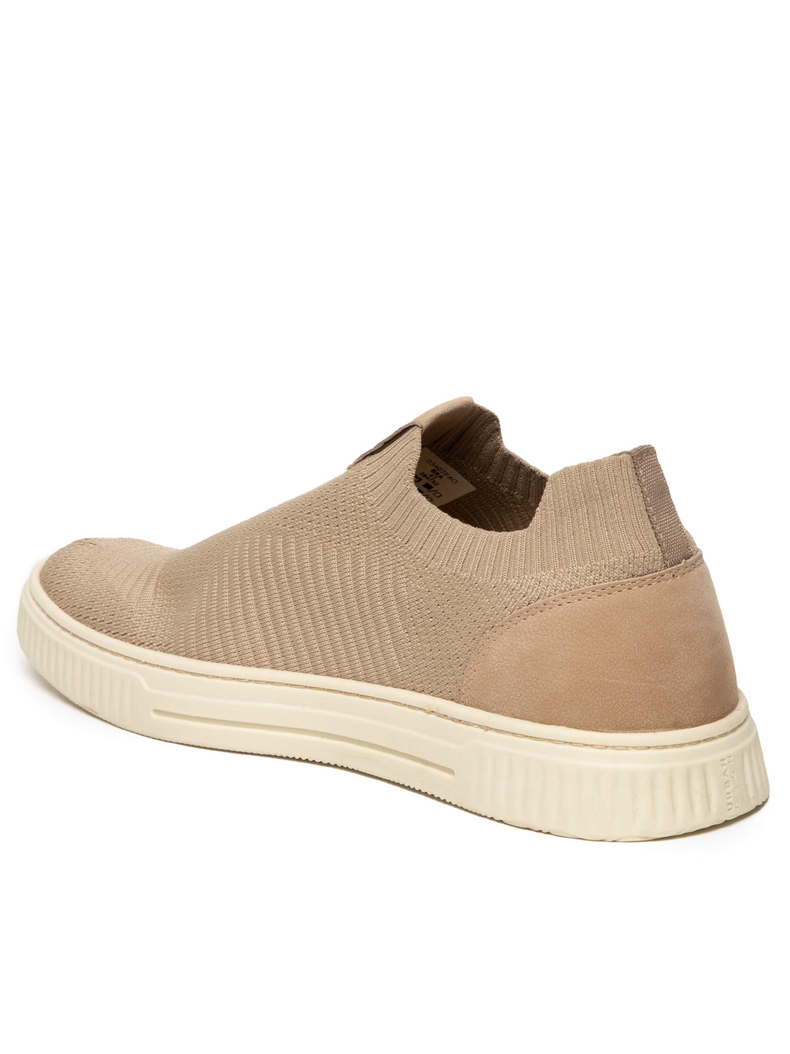 Tênis Masculino Slip On Bege '2 Essential