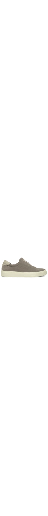 Tênis Masculino Slip On Em Couro Legítimo - Bege