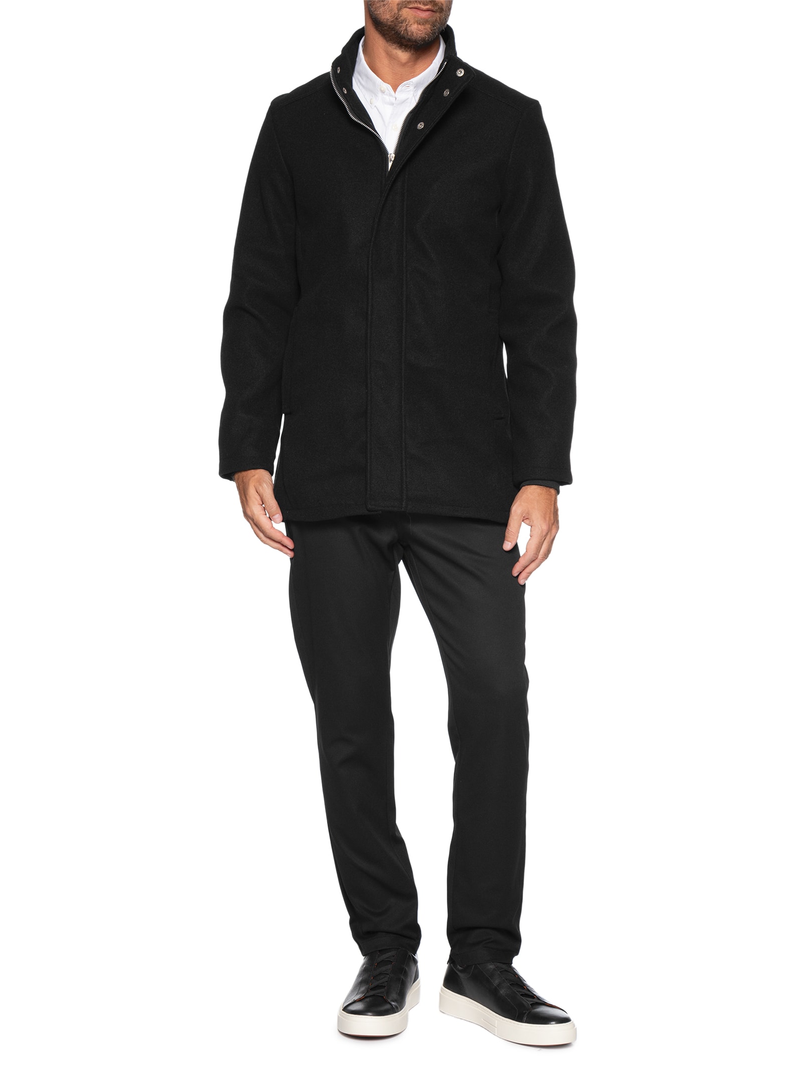 Tênis Masculino Slip On Em Couro Legítimo Marrom '2 Essential