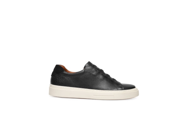 Tênis Masculino Slip On Em Couro Legítimo - Marrom