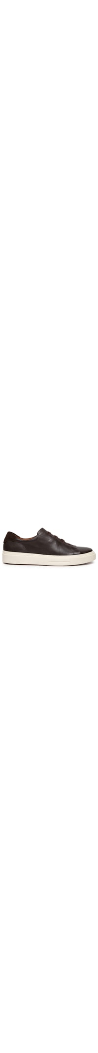 Tênis Masculino Slip On Em Couro Legítimo - Marrom