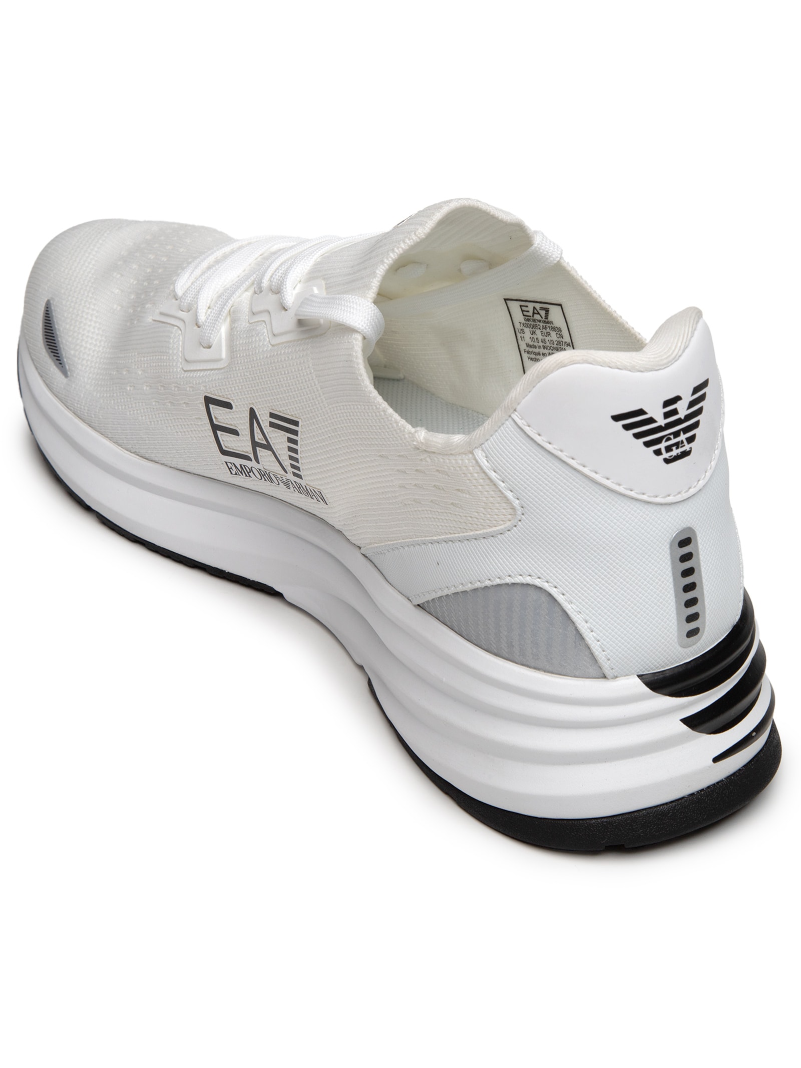 Tênis Masculino Sneaker Crusher Distance Knit 2.0 Branco Ea7 Emporio Armani