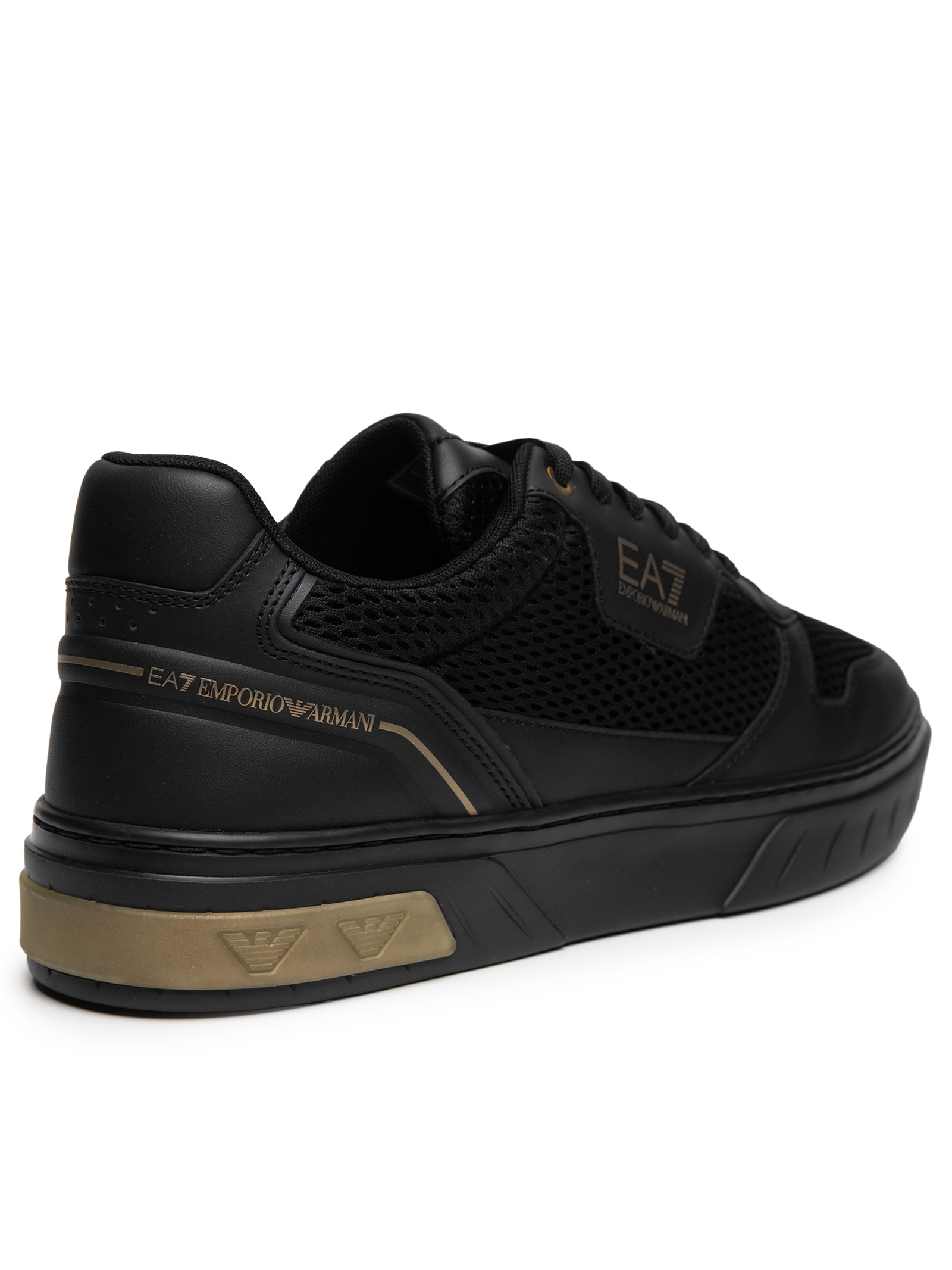 Tênis Masculino Sneaker New Premium Court Preto Ea7 Emporio Armani