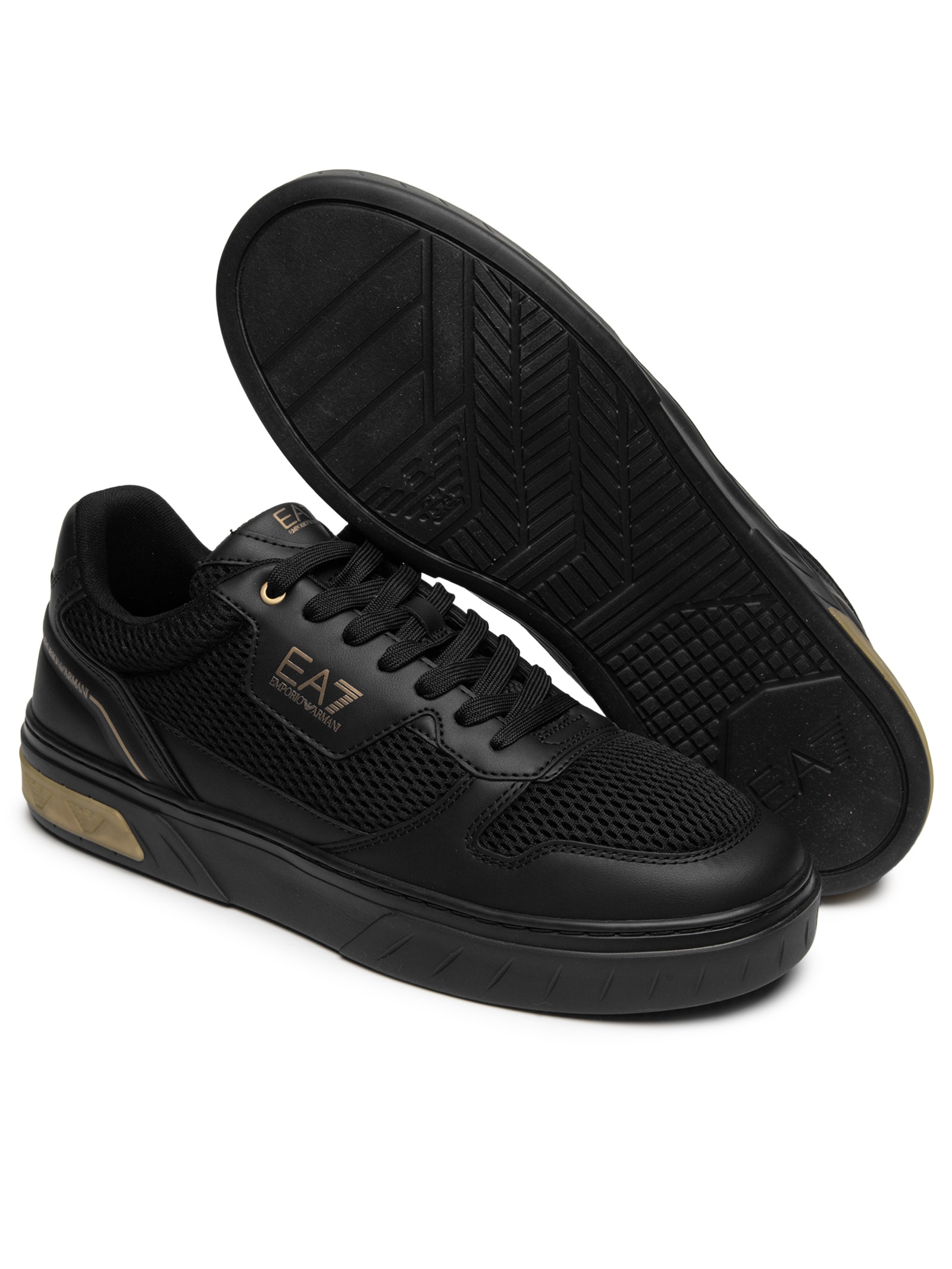 Tênis Masculino Sneaker New Premium Court Preto Ea7 Emporio Armani