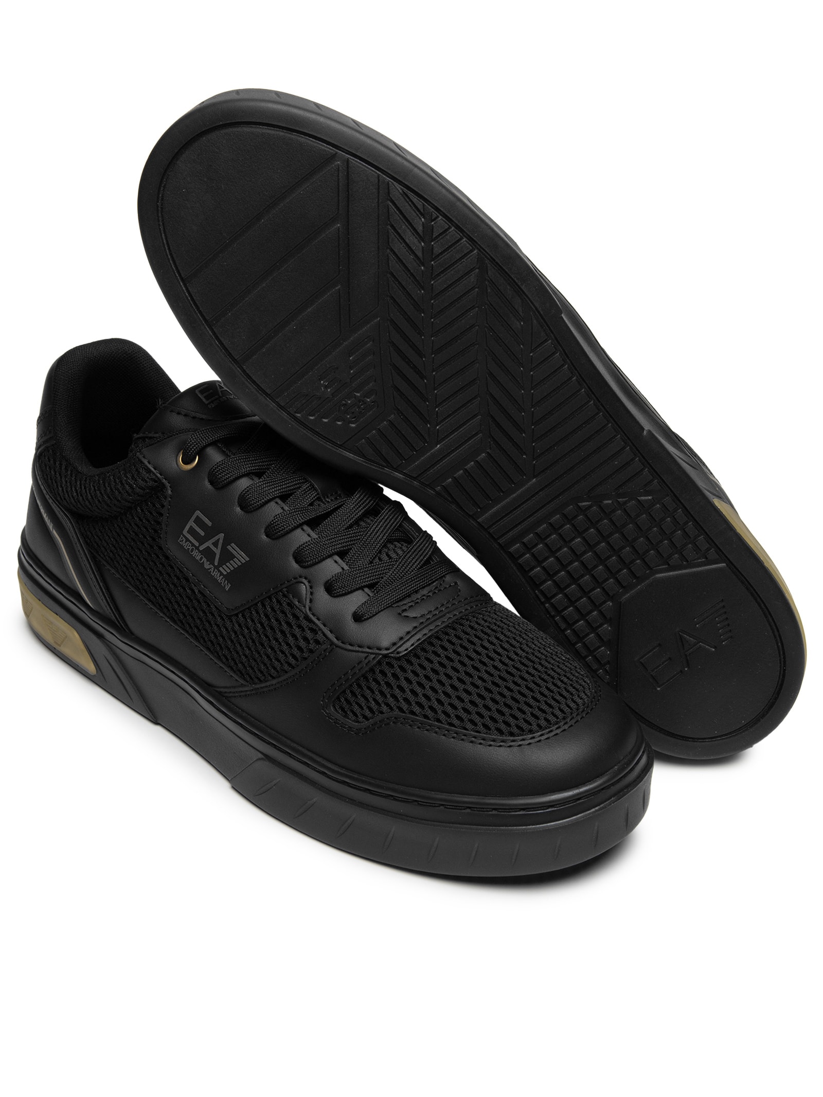 Tênis Masculino Sneaker New Premium Court Preto Ea7 Emporio Armani