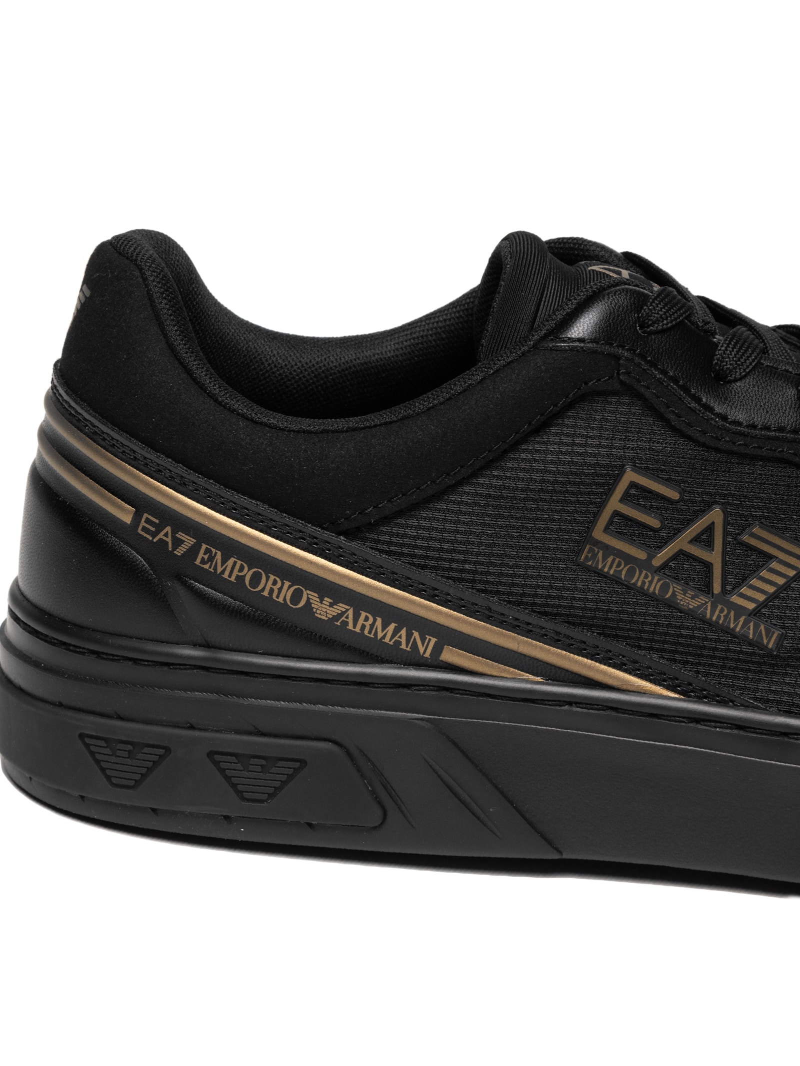 EA7 Empório Armani - Tênis Masculino Sneaker Premium Court - Preto