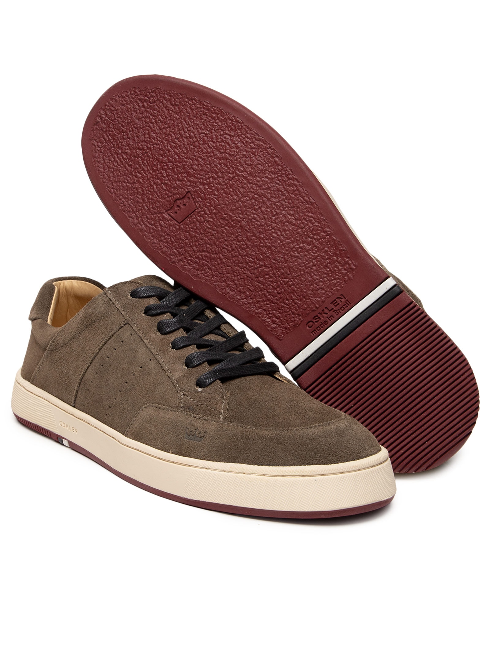 Tênis Masculino Soho Camurça Marrom Osklen