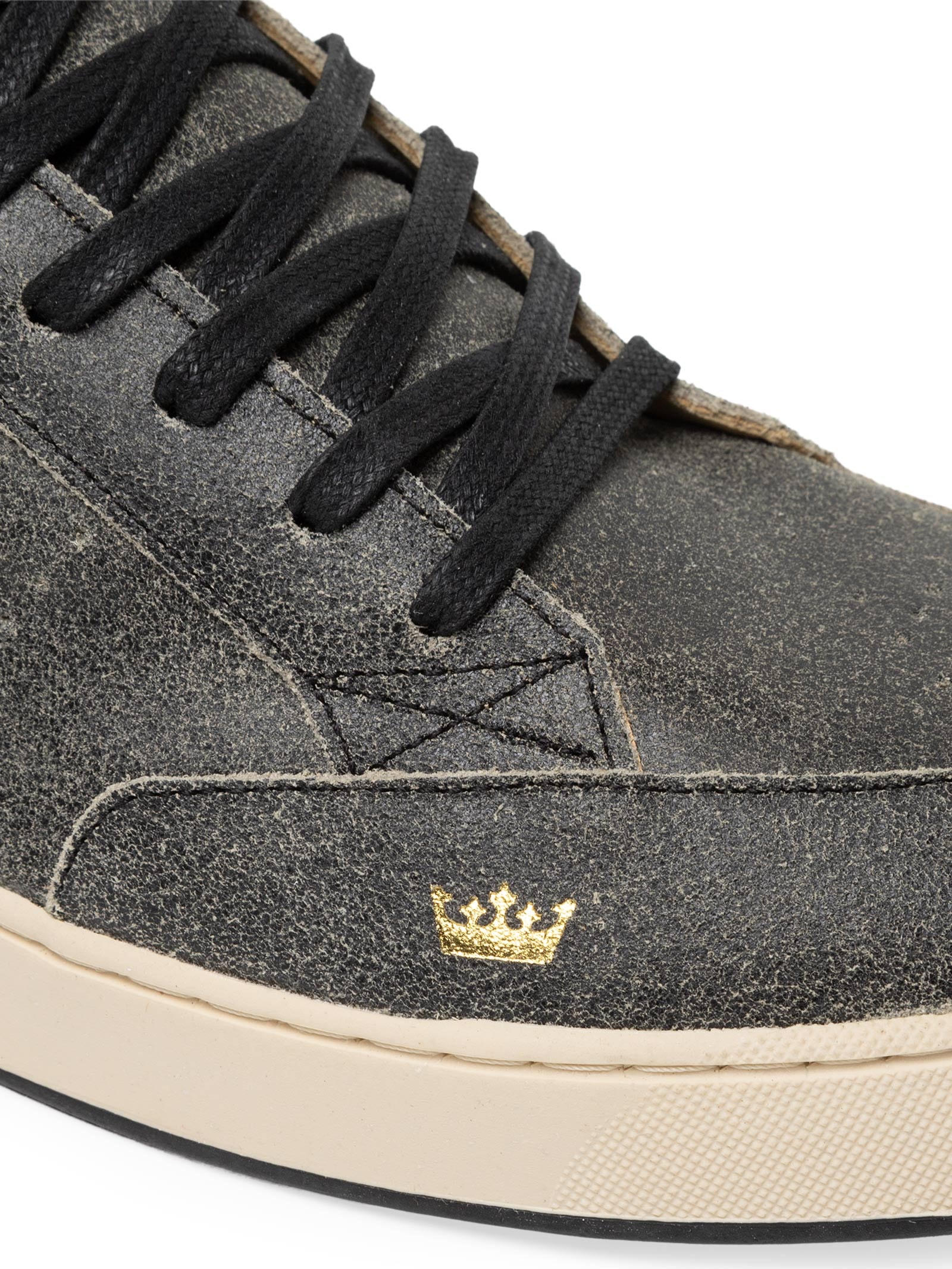 Tênis Masculino Soho Couro Gasto Preto Osklen