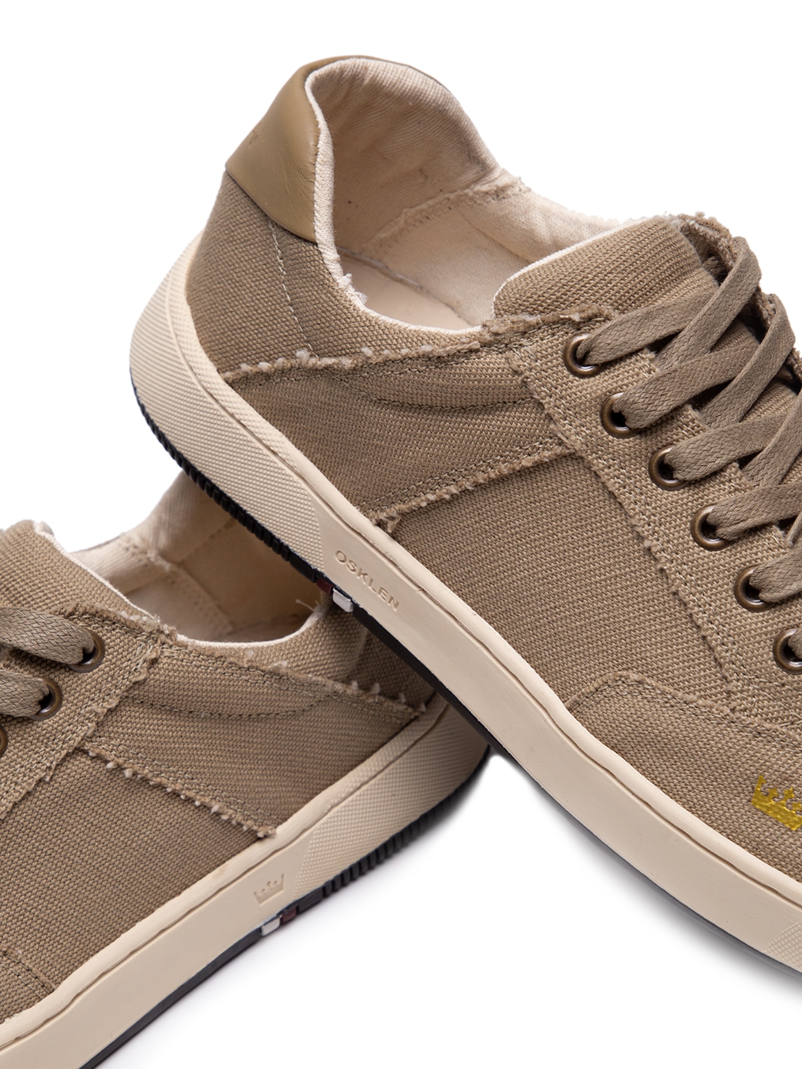 Osklen Tênis Masculino Soho Lona Lisa Verde