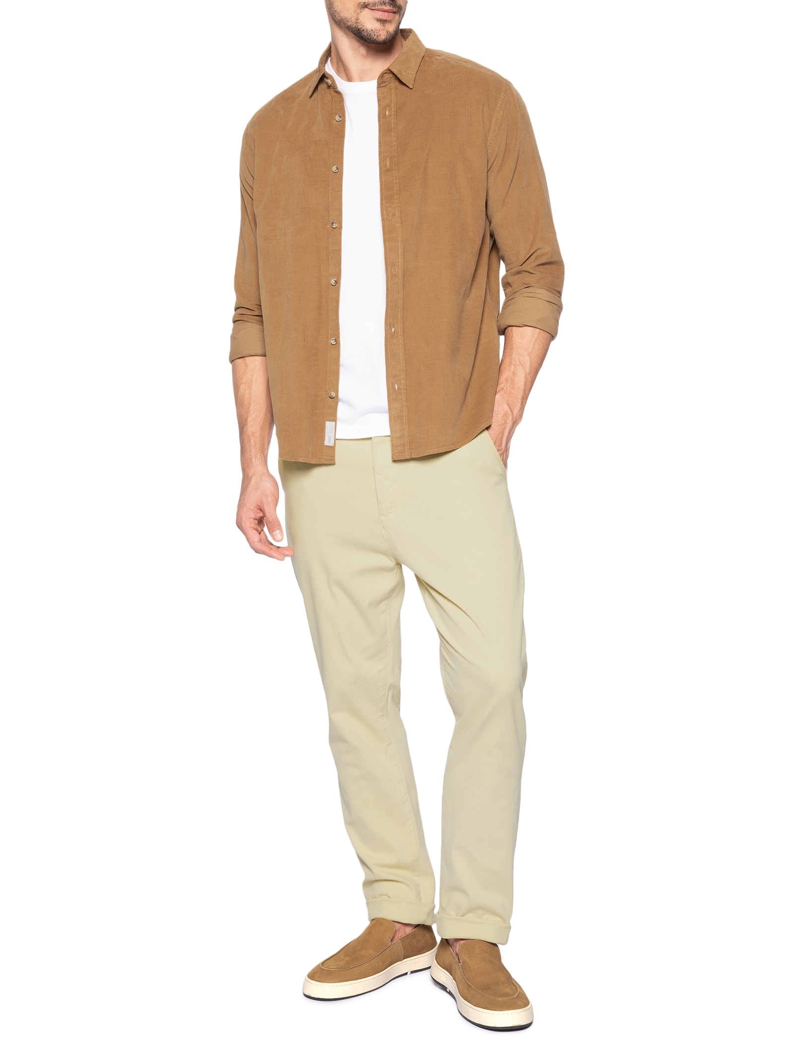 Tênis Masculino Soho Moc Nobuck Amarelo Osklen