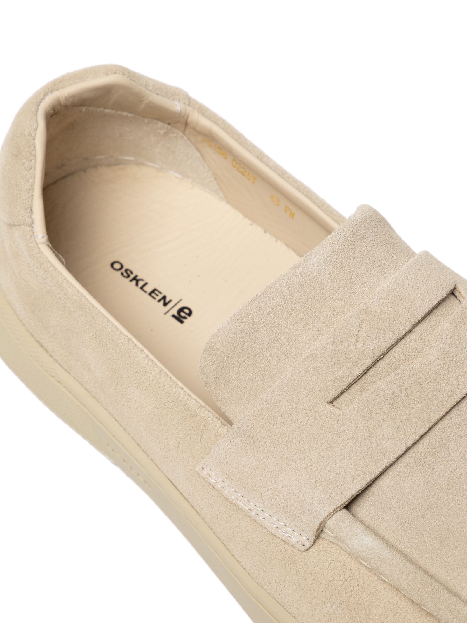 Tênis Masculino Soho Slip On Camurça Bege Osklen