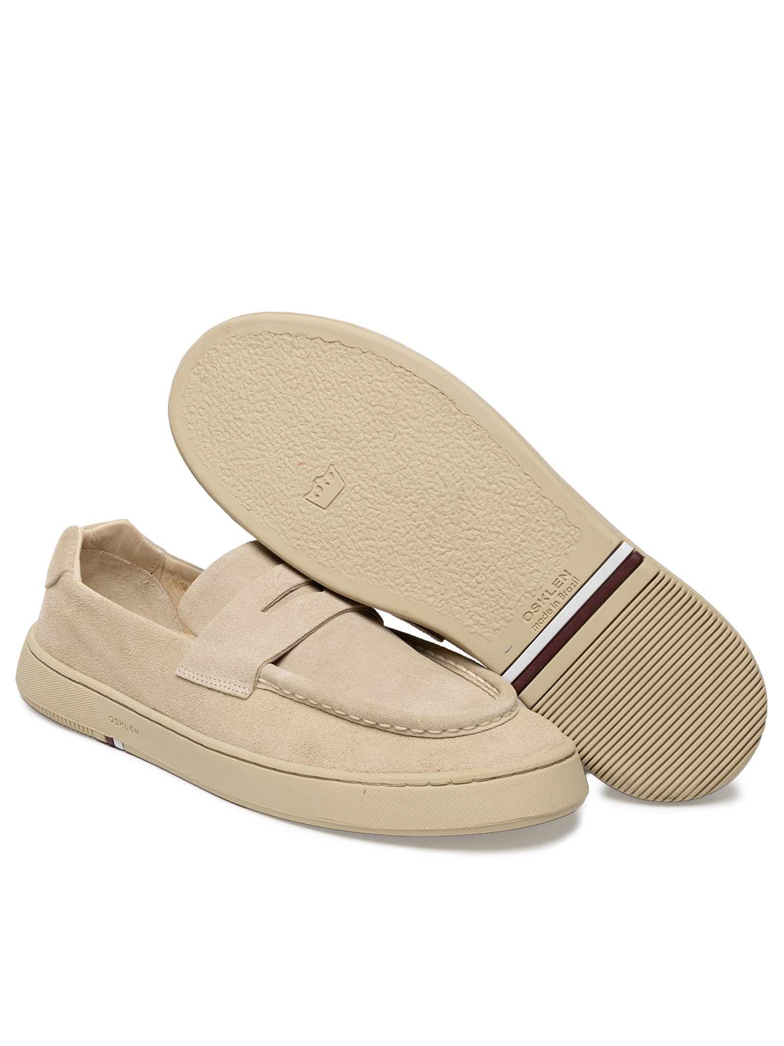 Tênis Masculino Soho Slip On Camurça Bege Osklen