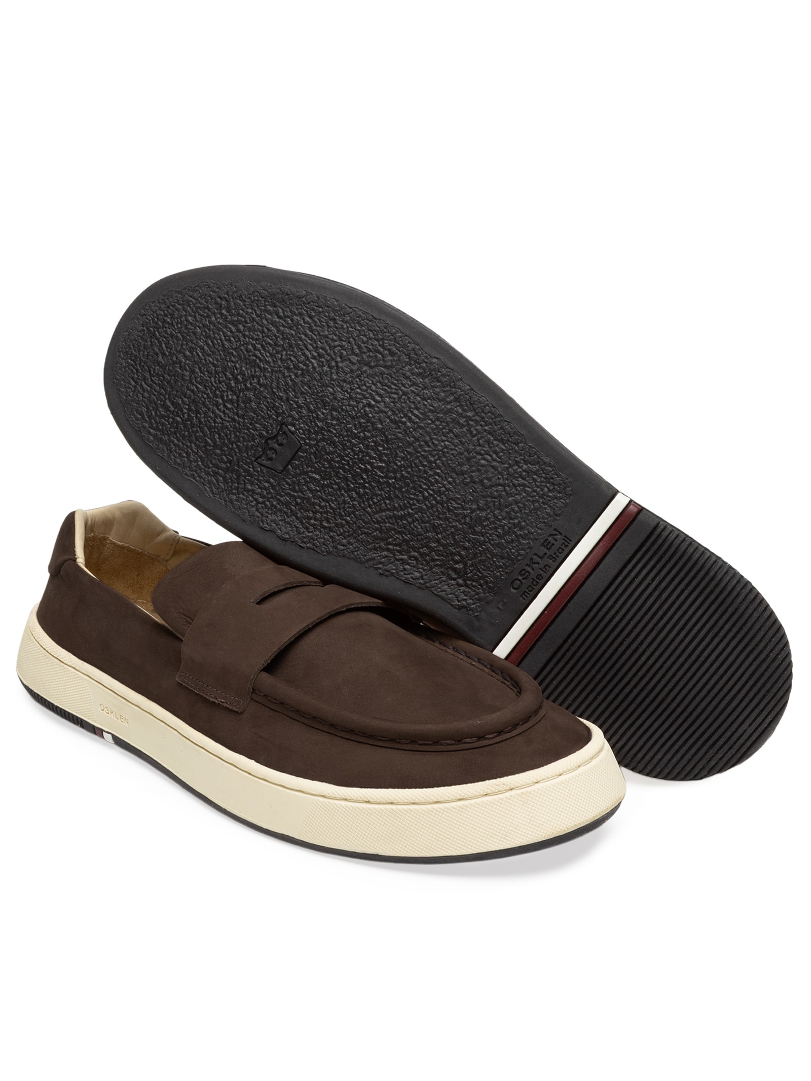 Tênis Masculino Soho Slip On Marrom Osklen