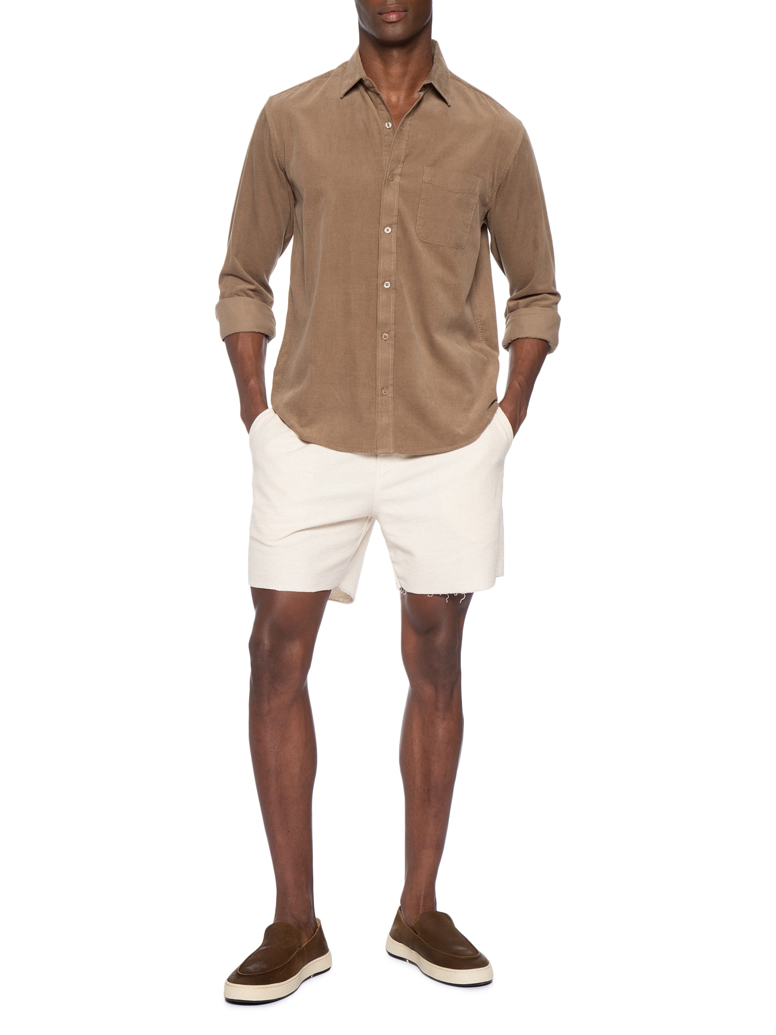 Tênis Masculino Soho Soft Moc Camurça Estonada Marrom Osklen