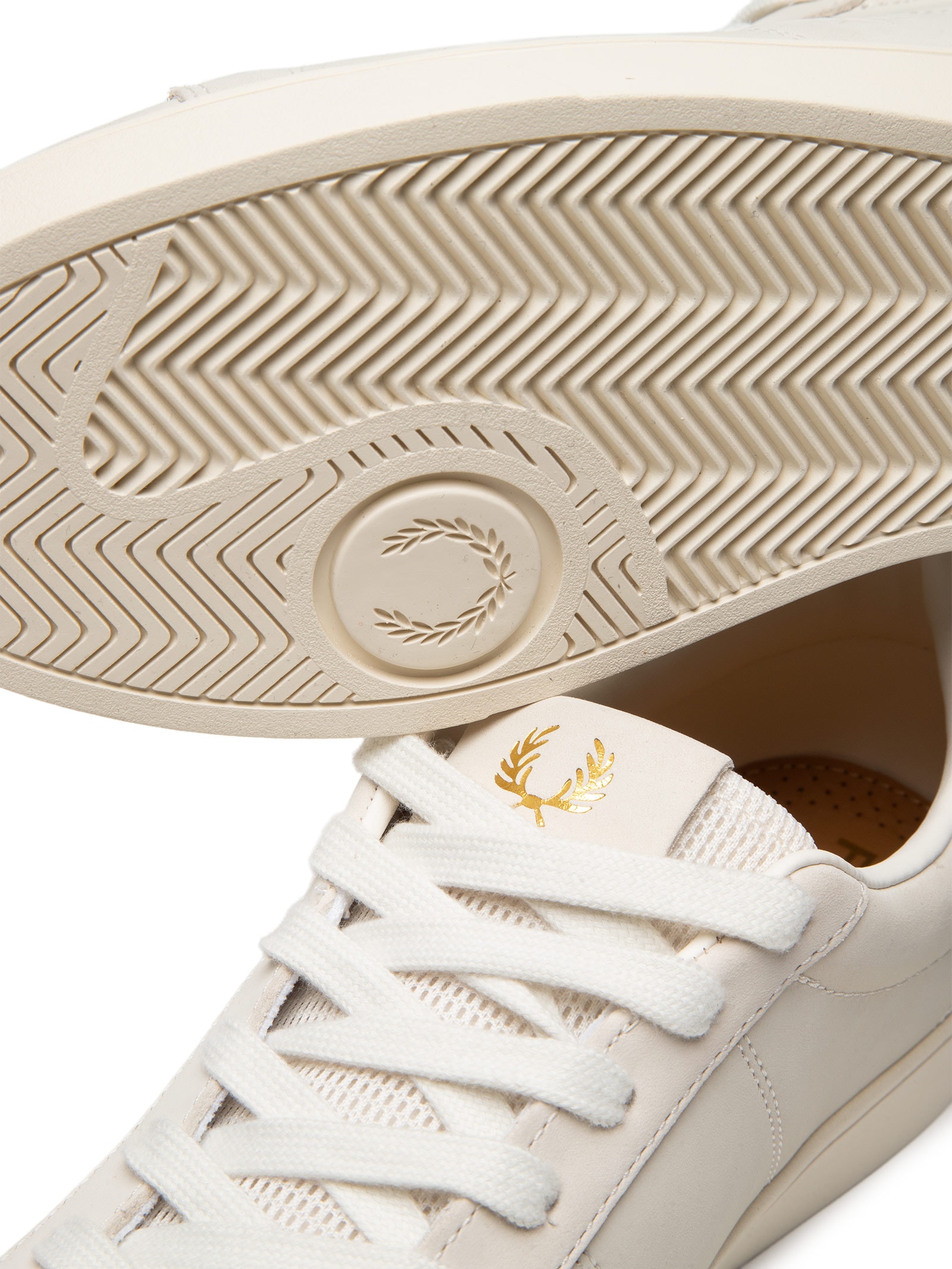 Tênis Masculino Spencer Nubuck Branco Fred Perry
