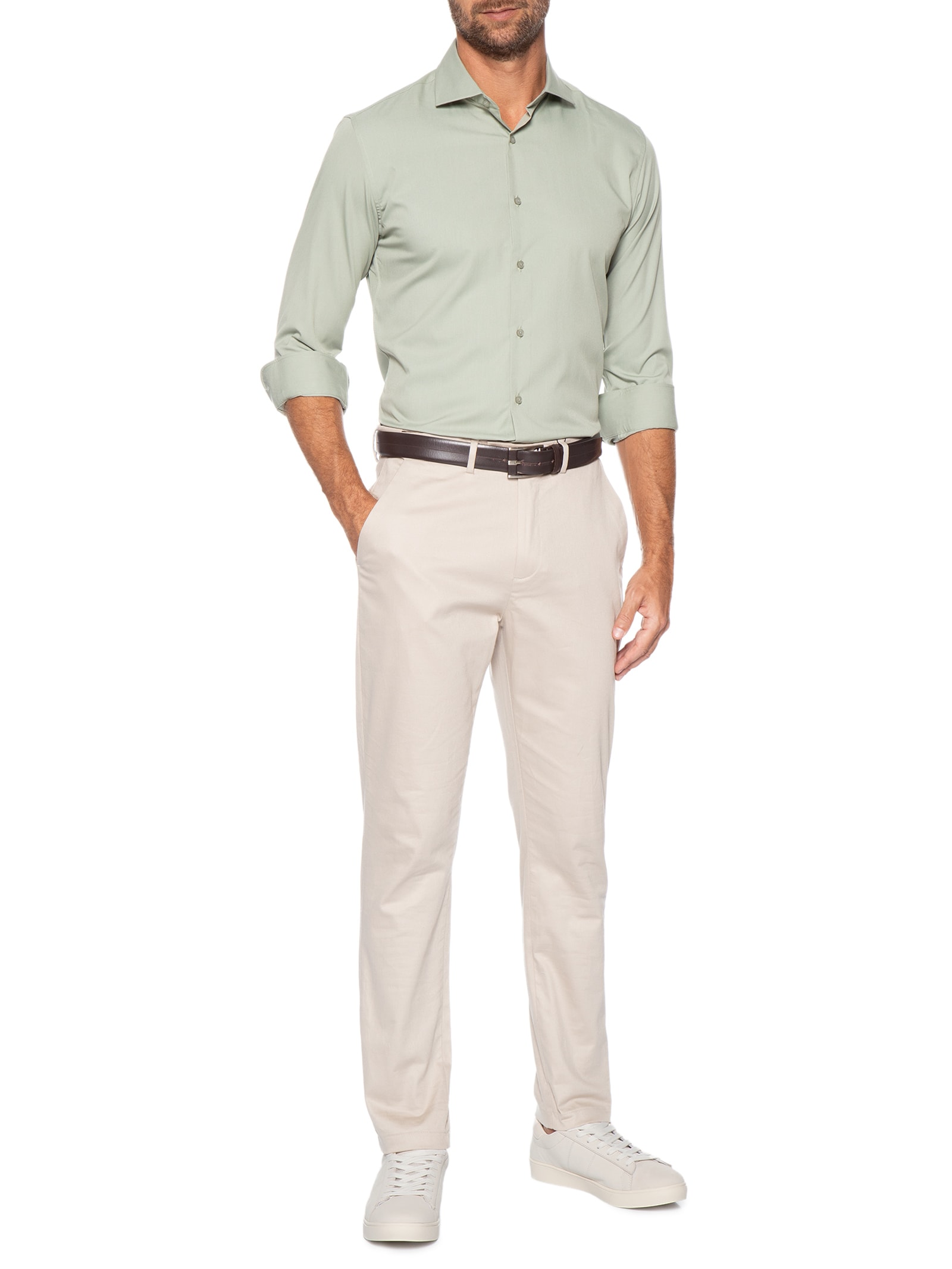 Tênis Masculino Spencer Nubuck Branco Fred Perry
