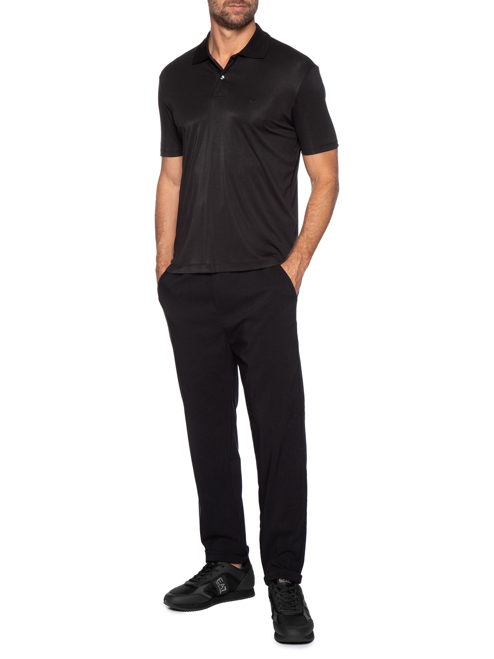 Tênis Masculino  Stivale – Preto Ea7 Emporio Armani