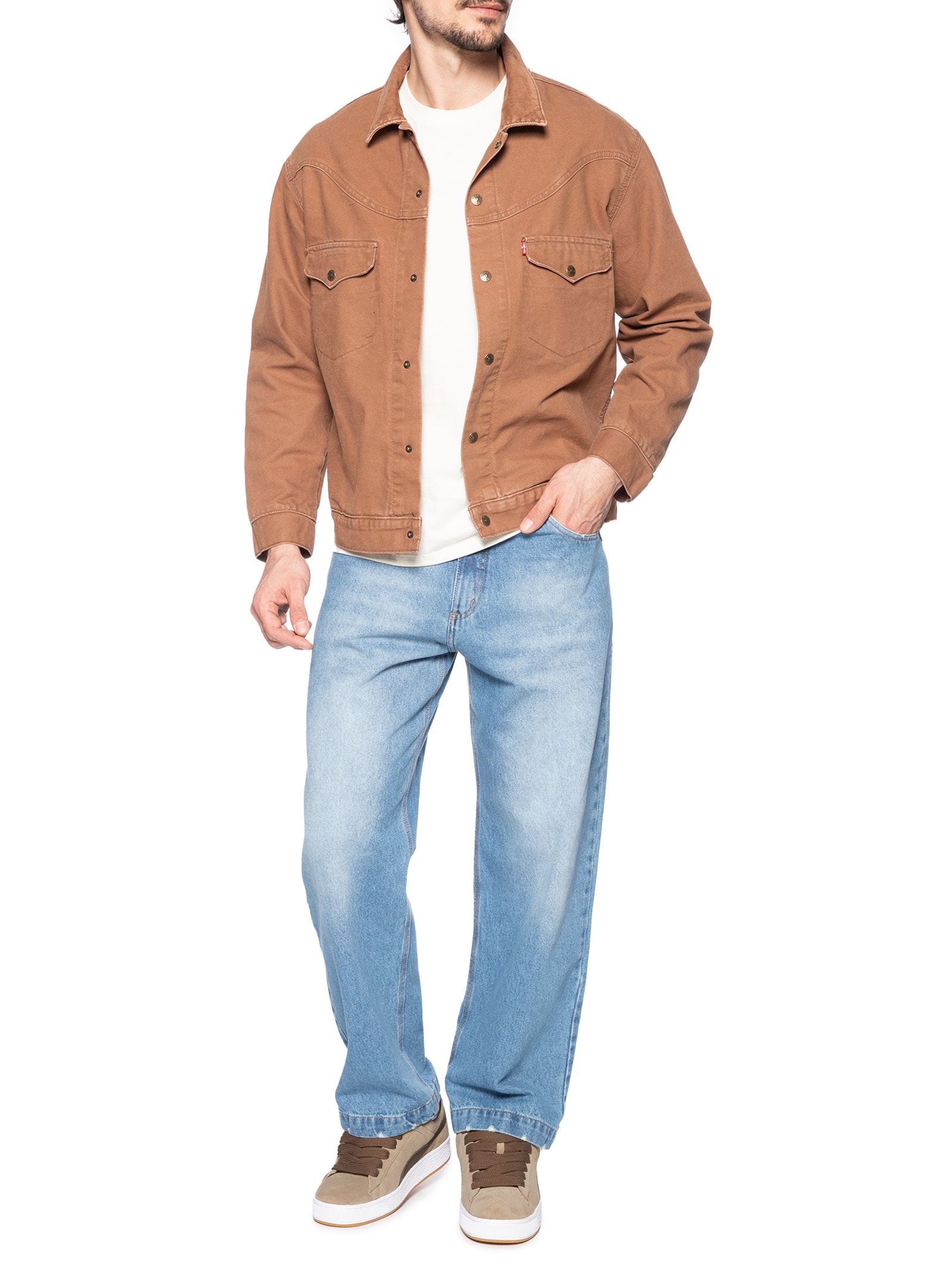 Tênis Masculino Suede XI Marrom Puma