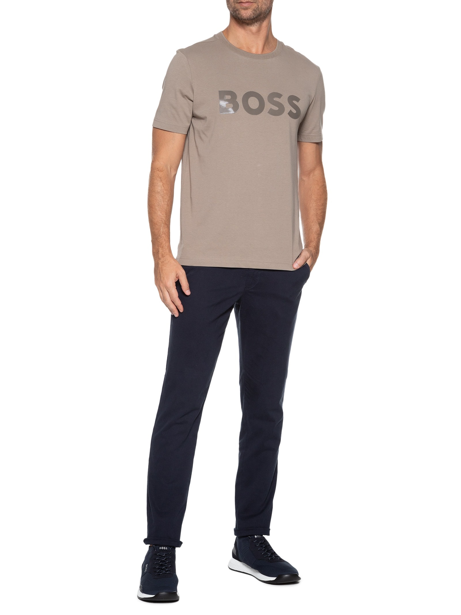 Tênis Masculino Titanium Runn Knst Azul Boss