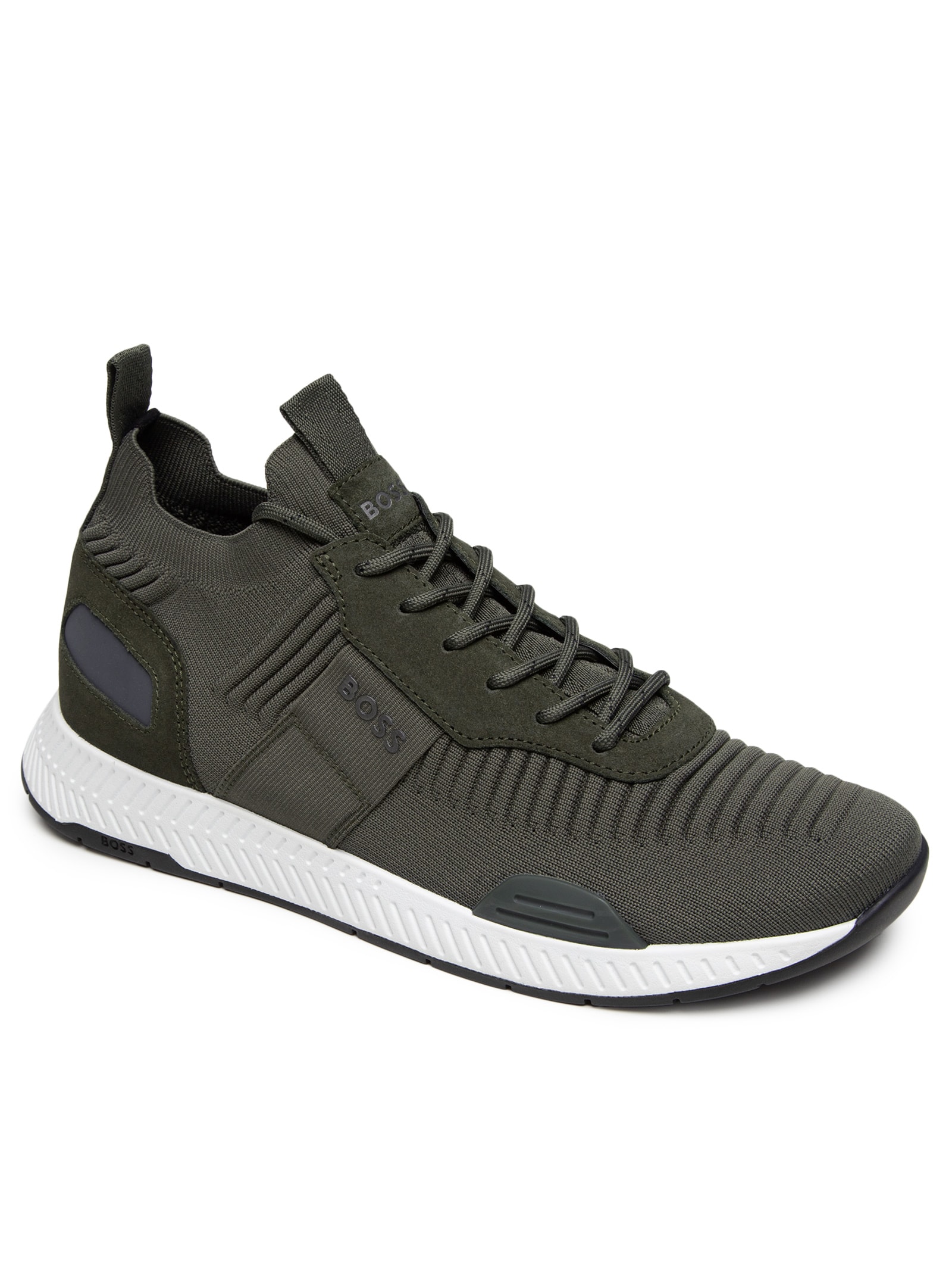 Tênis Masculino Titanium Runn Knst Verde Boss