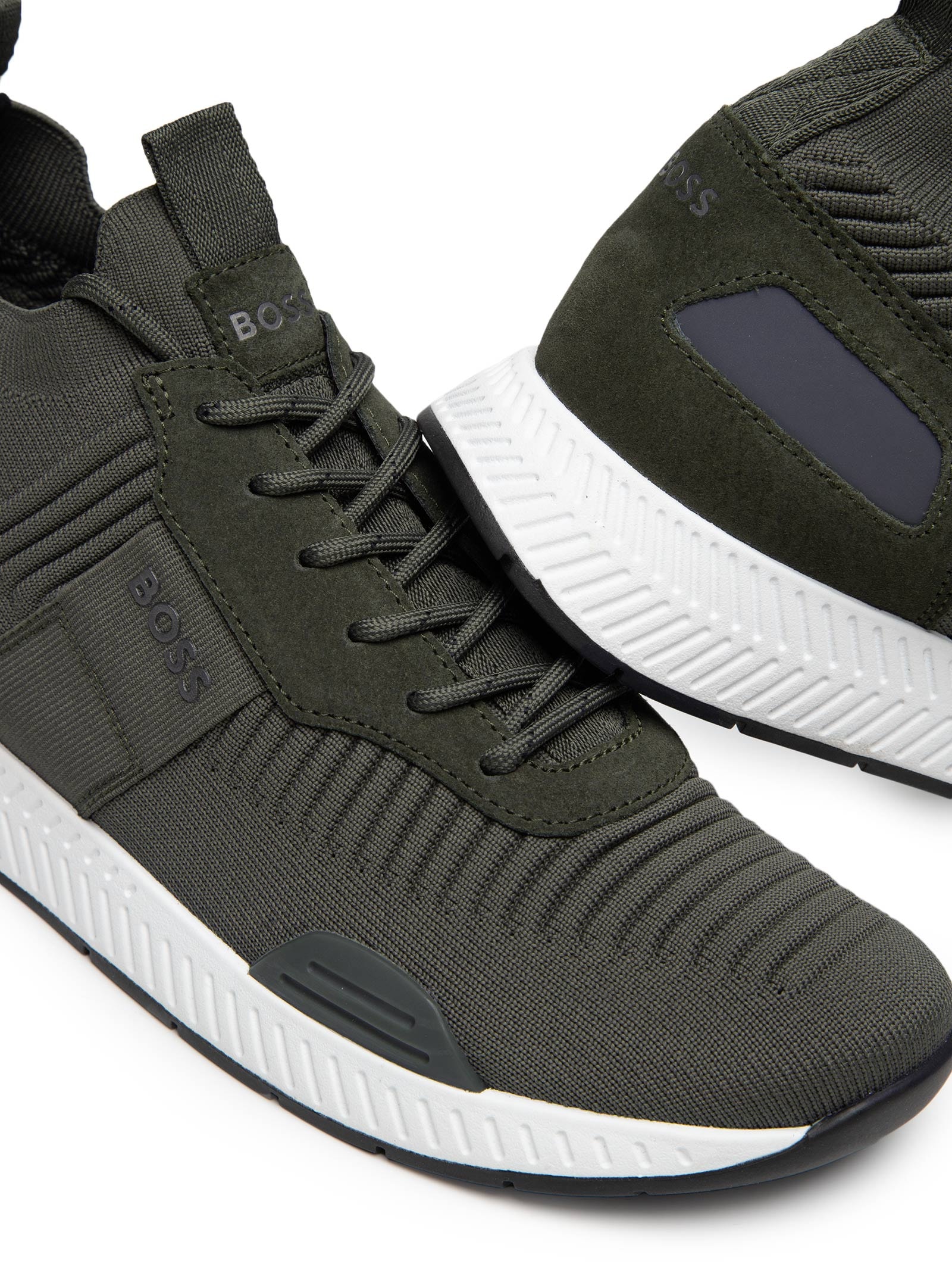 Tênis Masculino Titanium Runn Knst Verde Boss