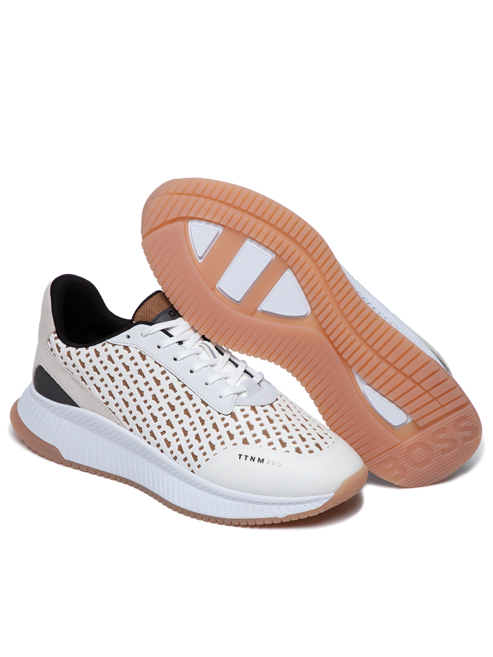 Boss - Tênis Masculino Ttnm Evo Runn Mxmn - Branco