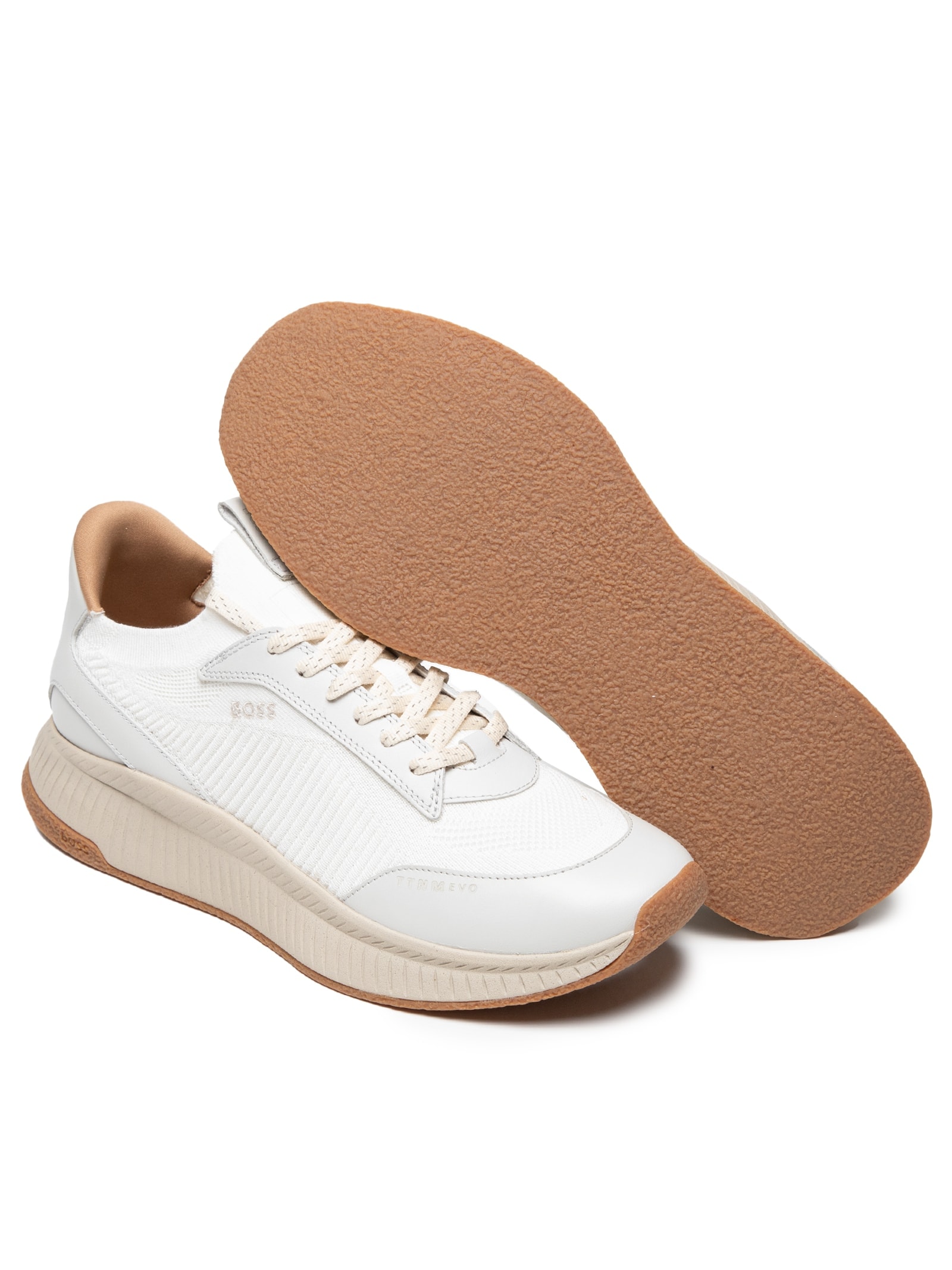 Tênis Masculino Ttnm Evo Slon Knit Off White Boss