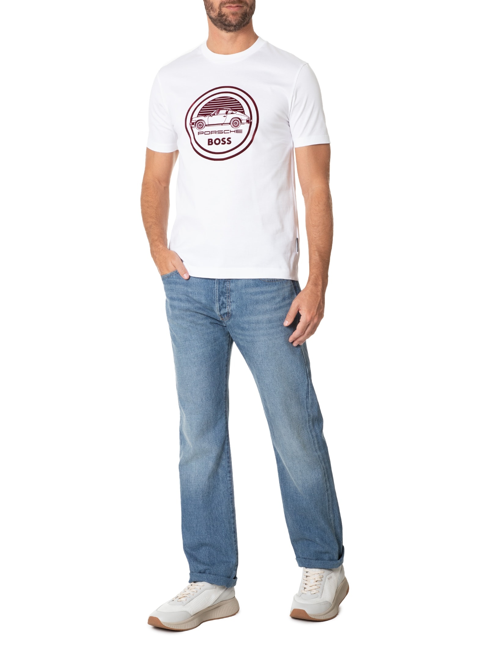 Tênis Masculino Ttnm Evo Slon Knit Off White Boss