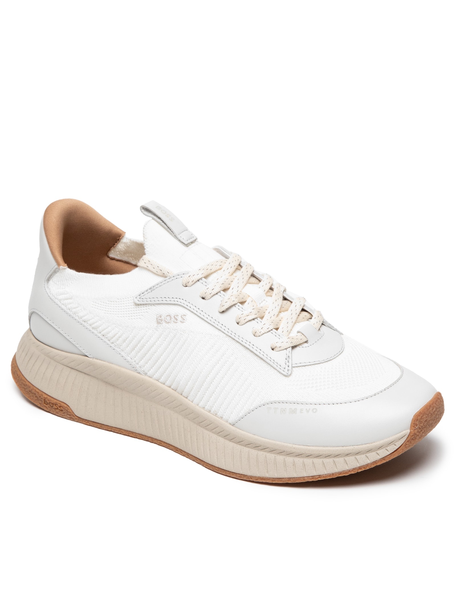 Tênis Masculino Ttnm Evo Slon Knit Off White Boss