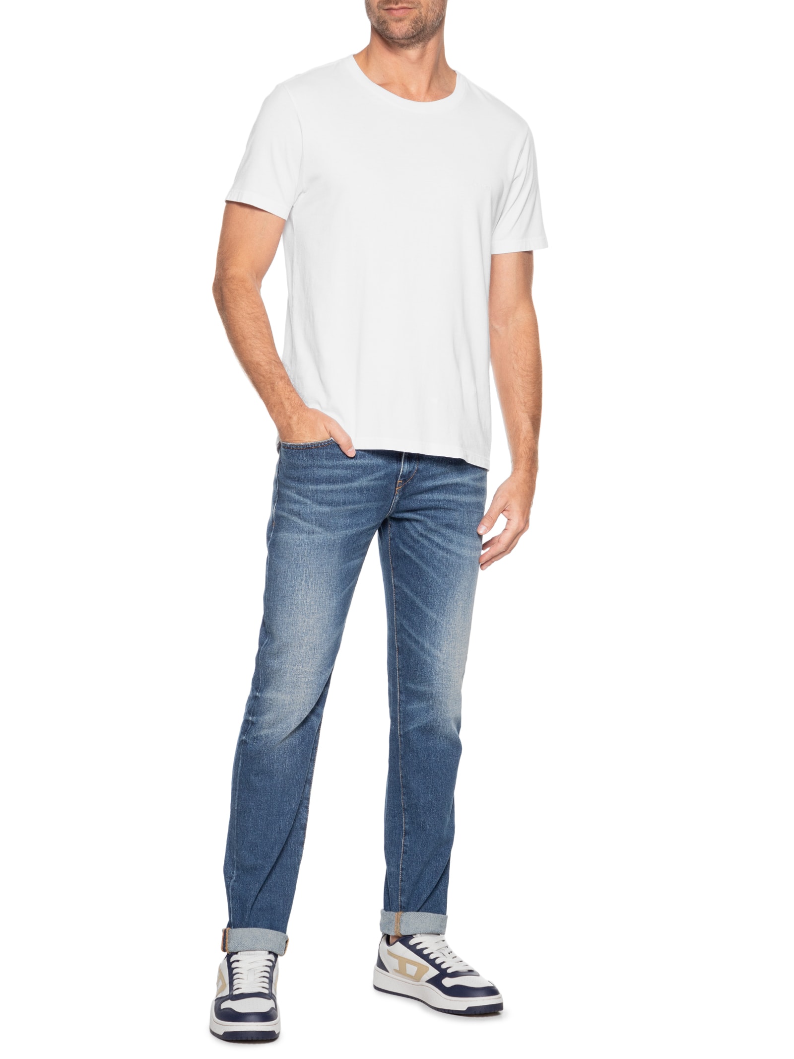 Diesel - Tênis Masculino Ukiyo S-Ukiyo V2 Low Snea - Azul