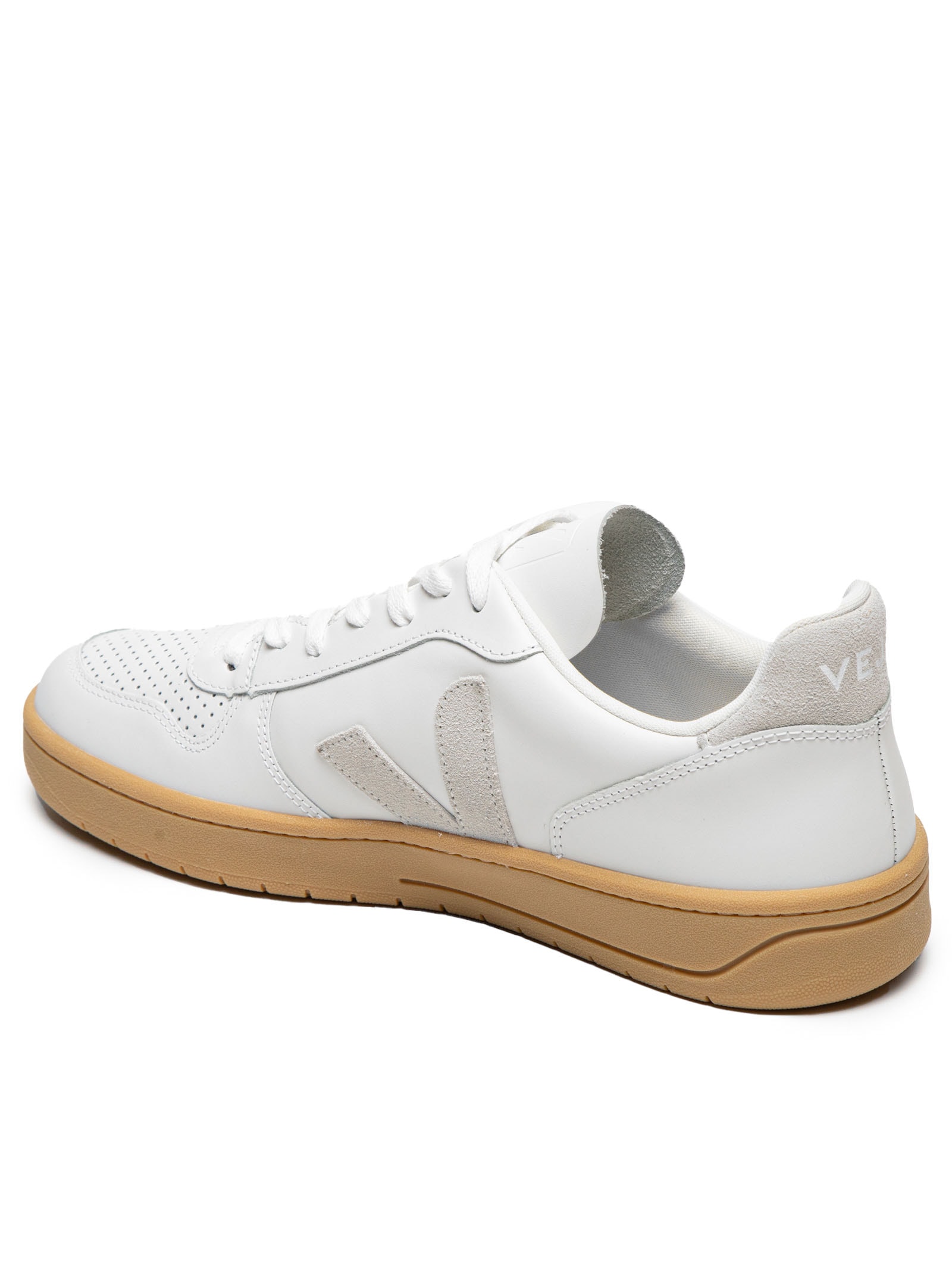 Veja - Tênis Masculino V-10 Leather Extra White - Branco