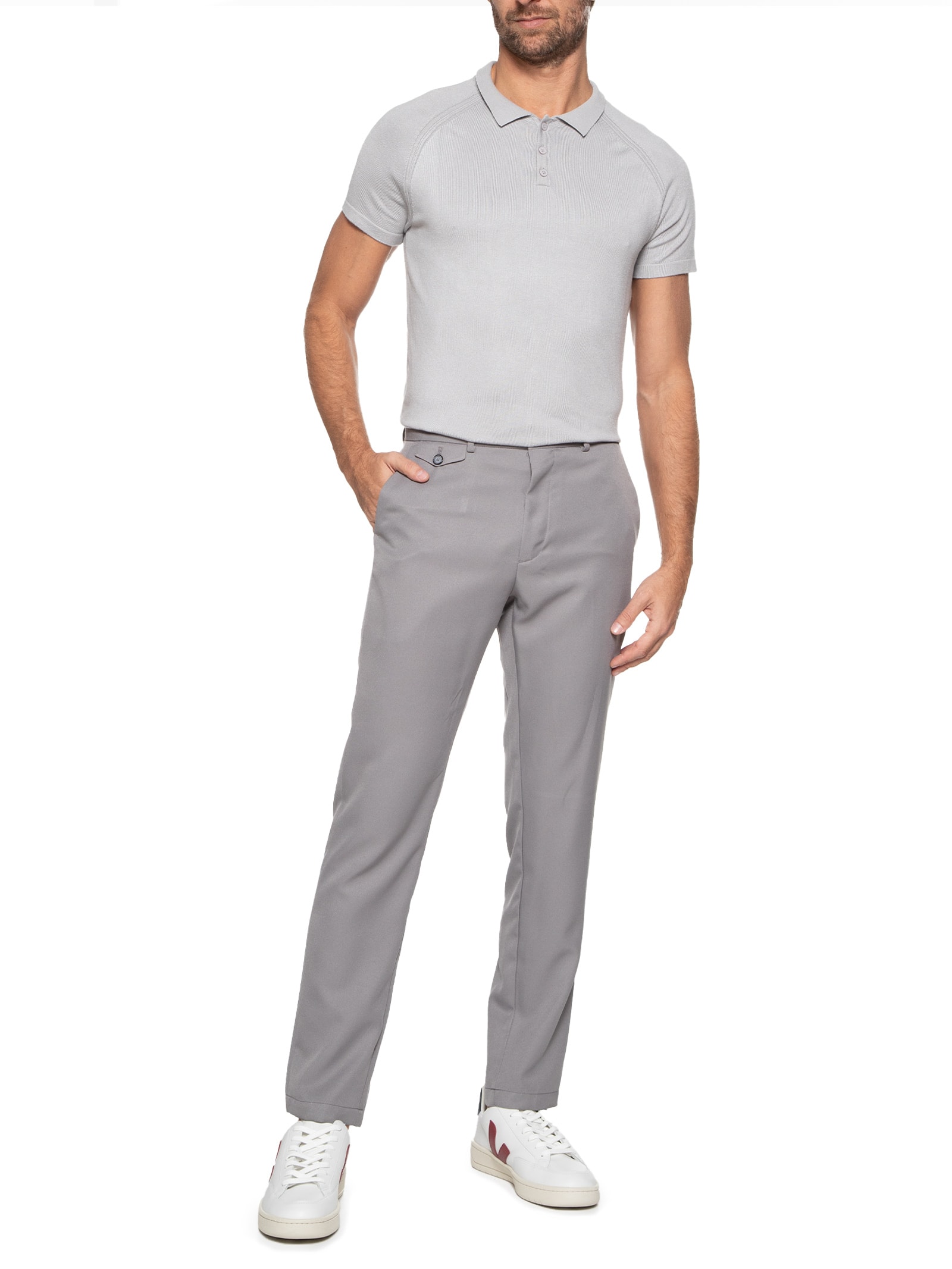 Tênis Masculino V-12 Leath Branco Veja