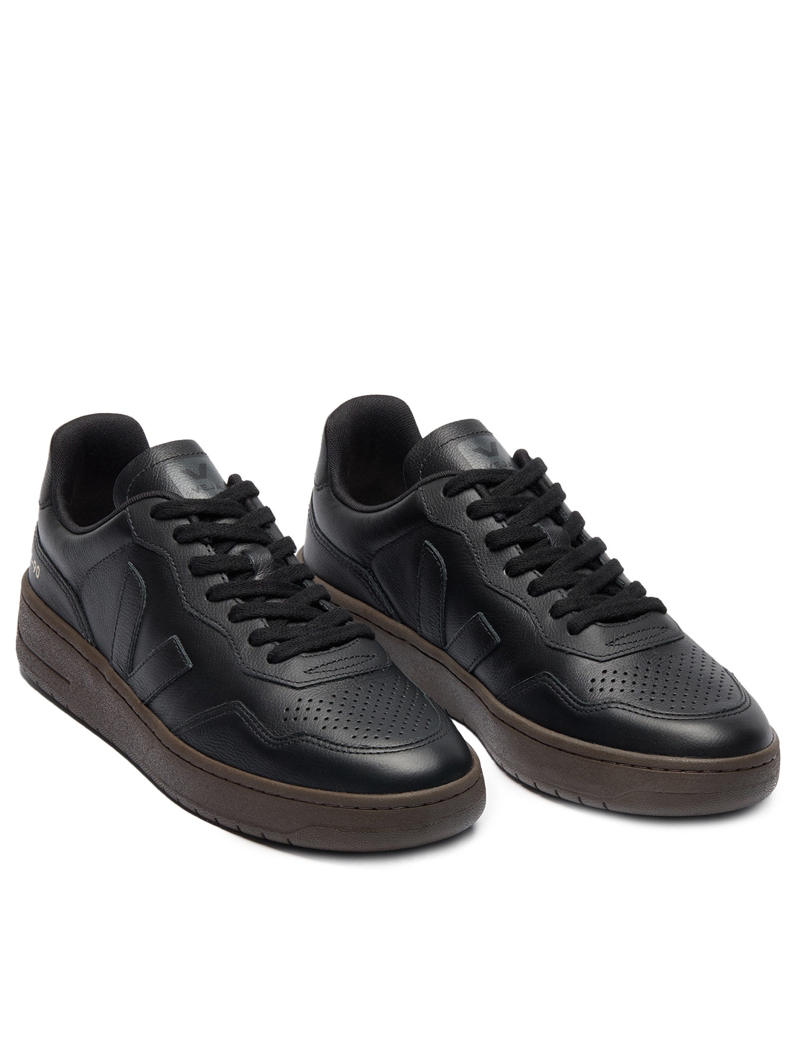 Veja - Tênis Masculino V-90 Leather - Preto