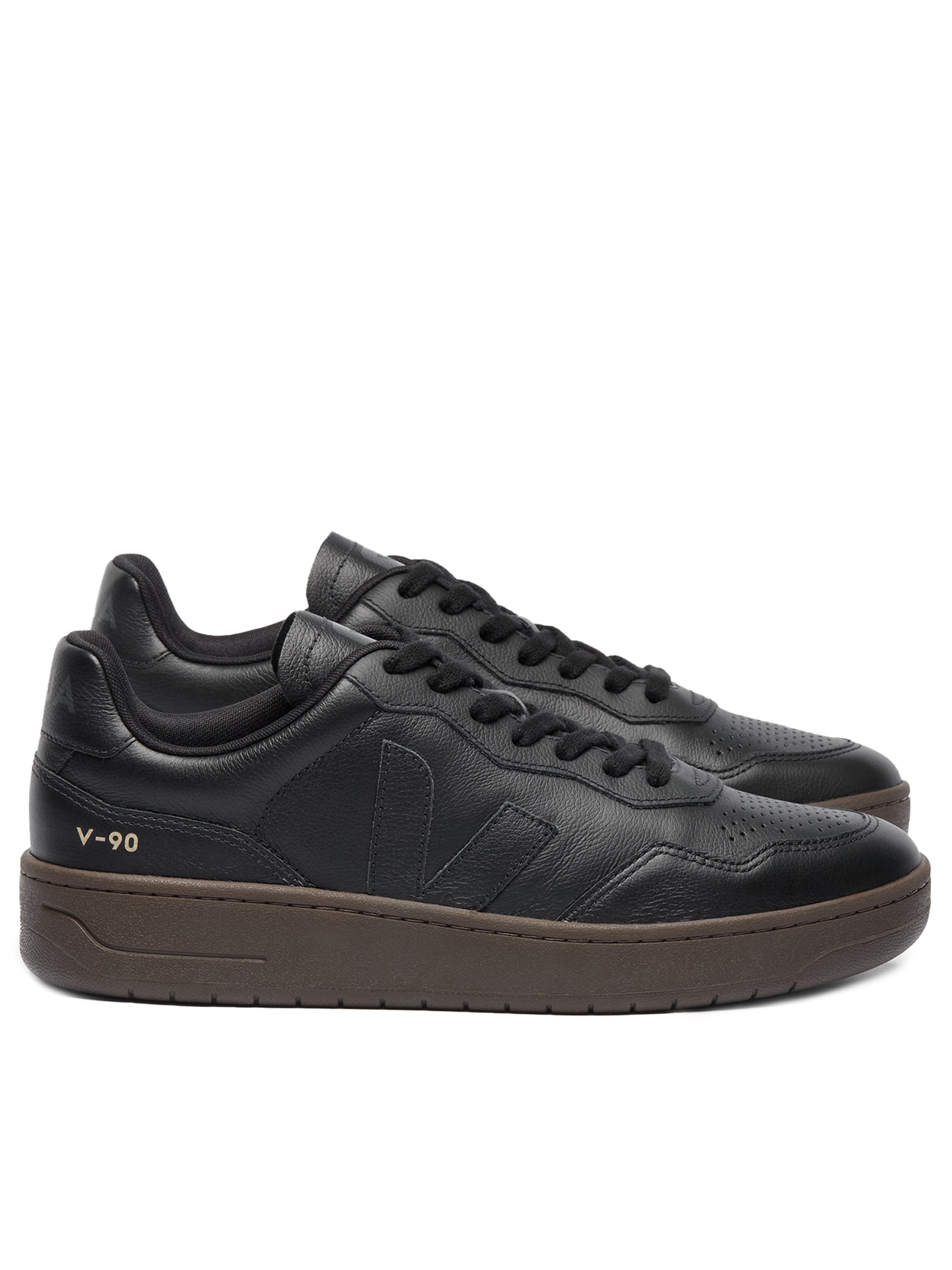Tênis Masculino V-90 Leather Preto Veja