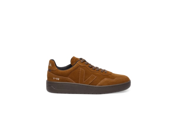 Tênis Masculino V-90 Suede - Marrom
