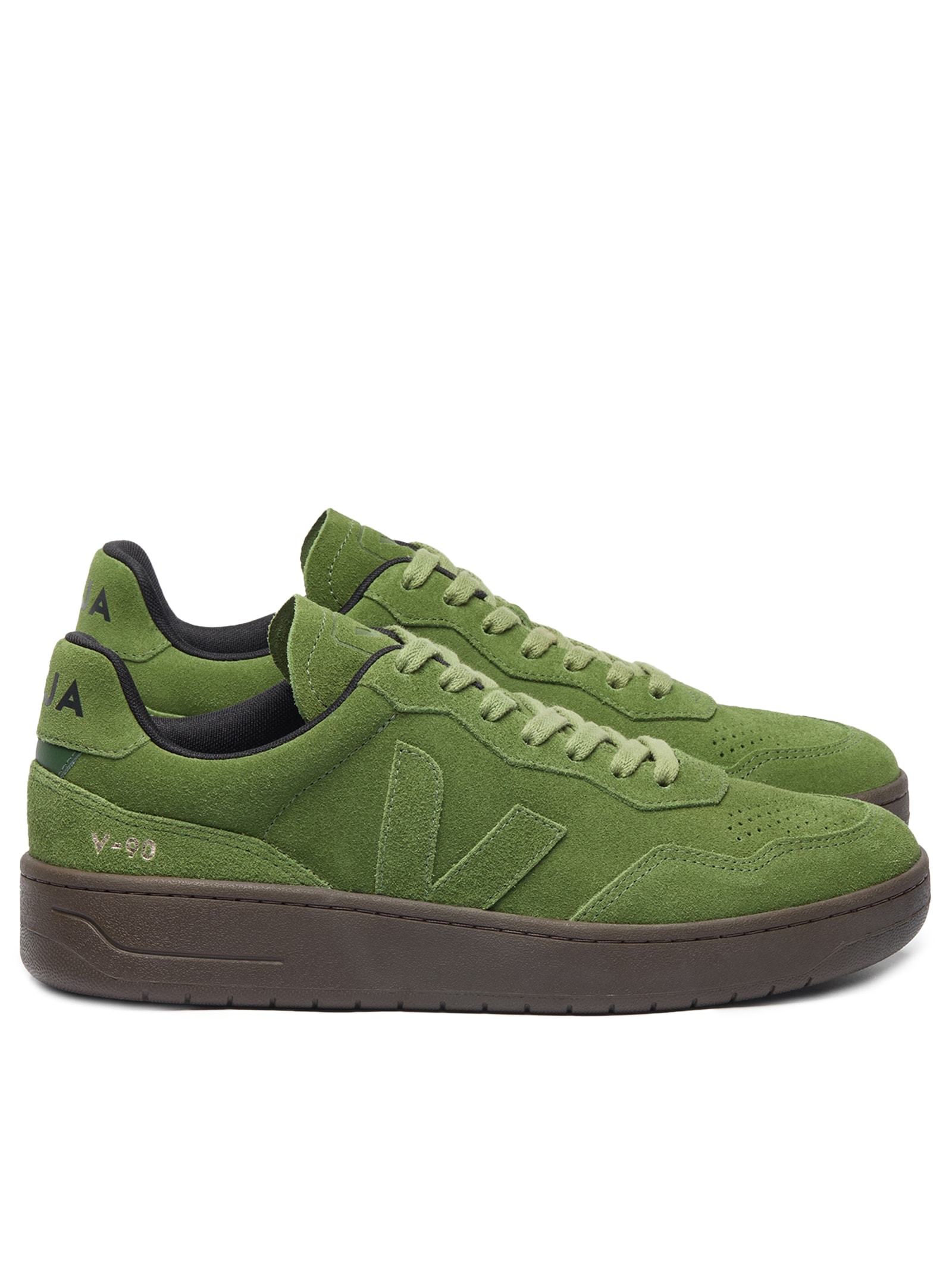 Tênis Masculino V-90 Suede Verde Veja