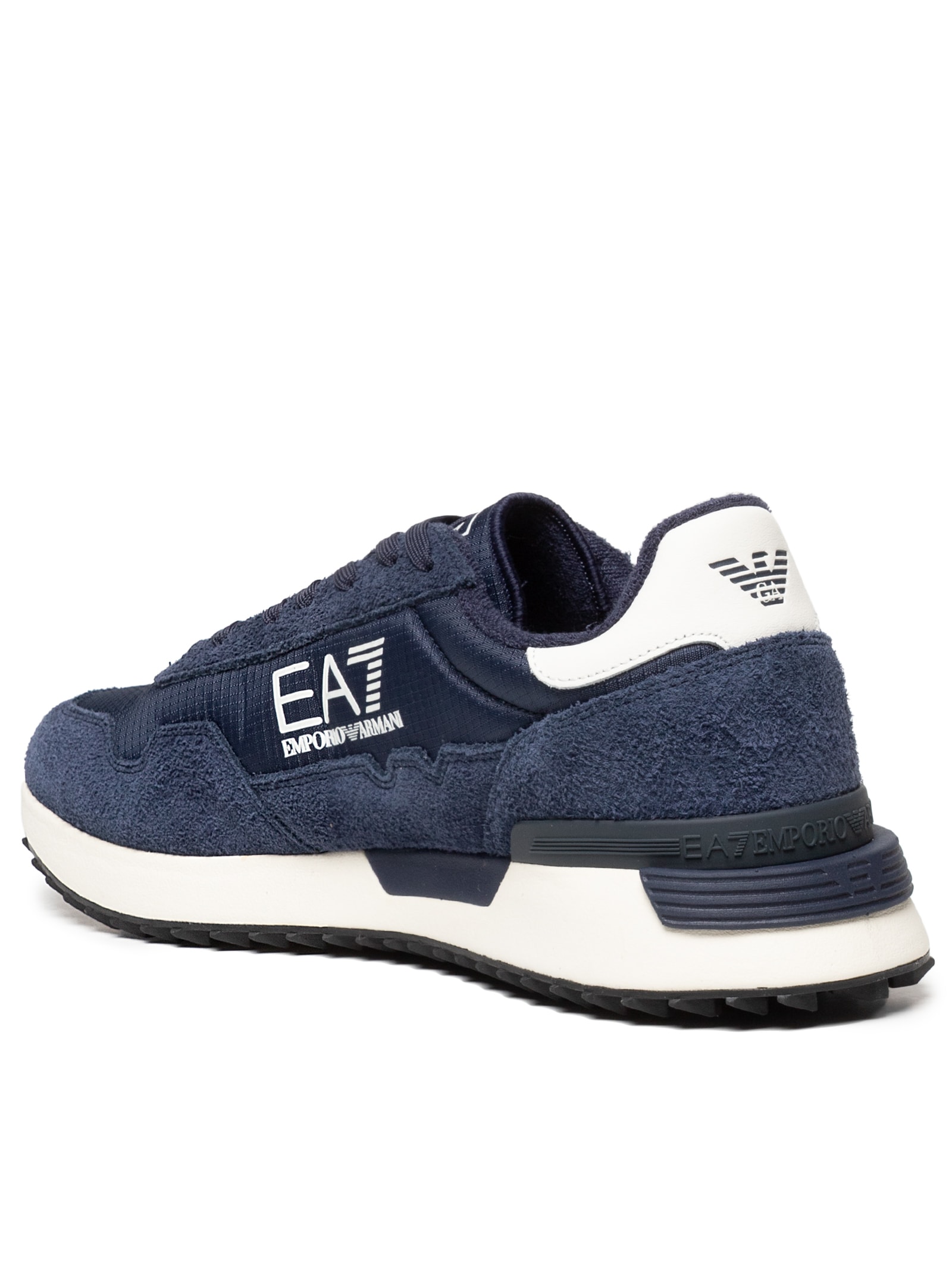 Tênis Masculino Vintage Runner Azul Ea7 Emporio Armani