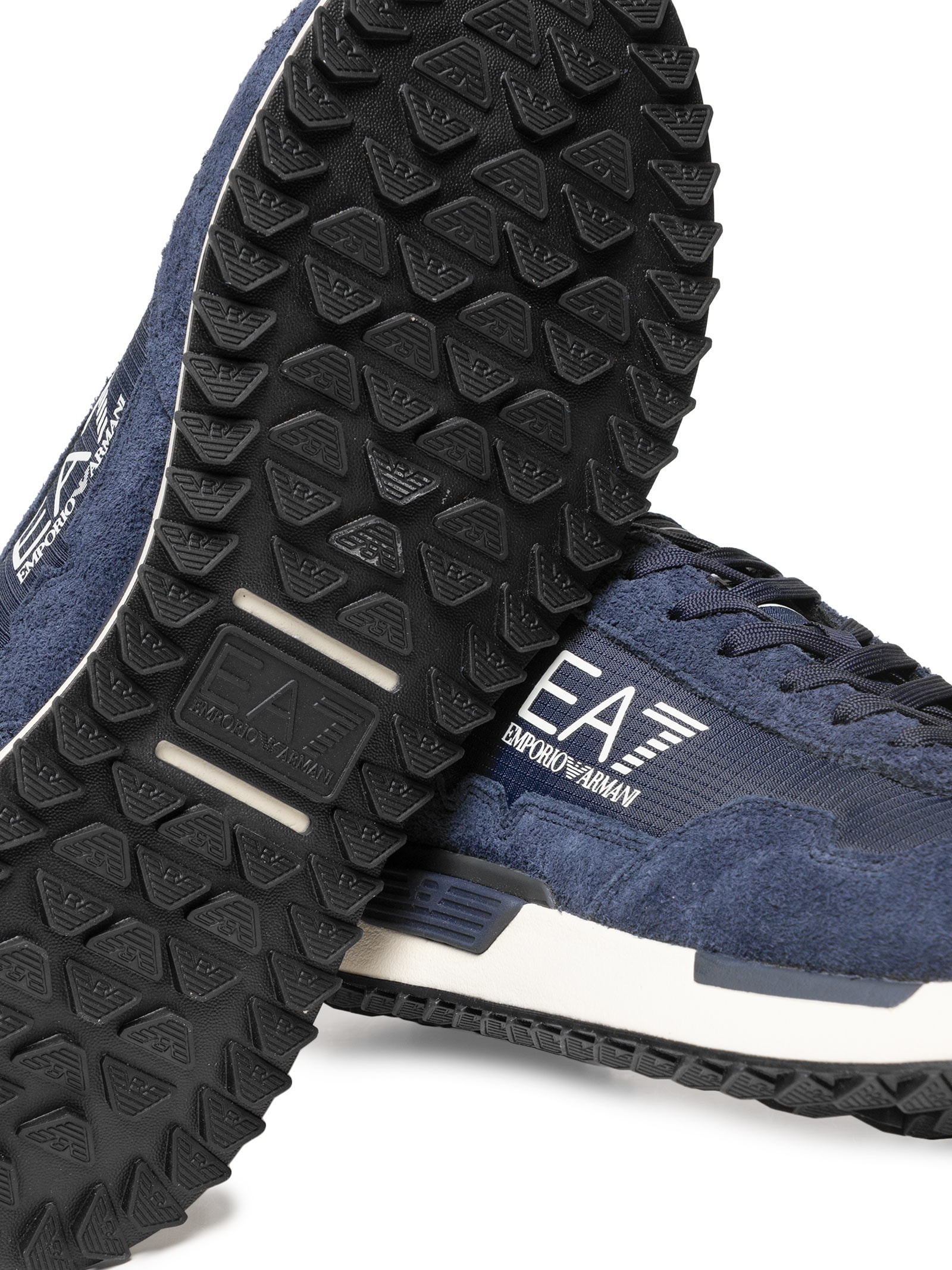 Tênis Masculino Vintage Runner Azul Ea7 Emporio Armani