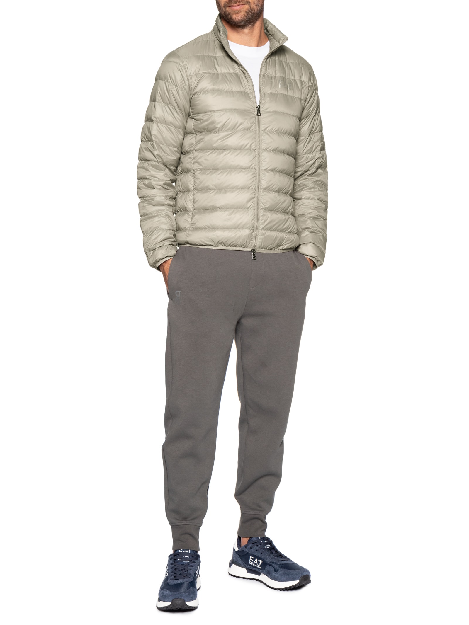 Tênis Masculino Vintage Runner Azul Ea7 Emporio Armani