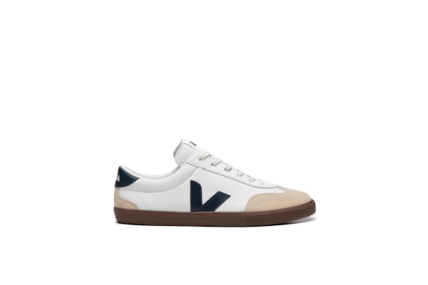 Tênis Masculino Volley O.Y Leath Nautico Bark - Branco 