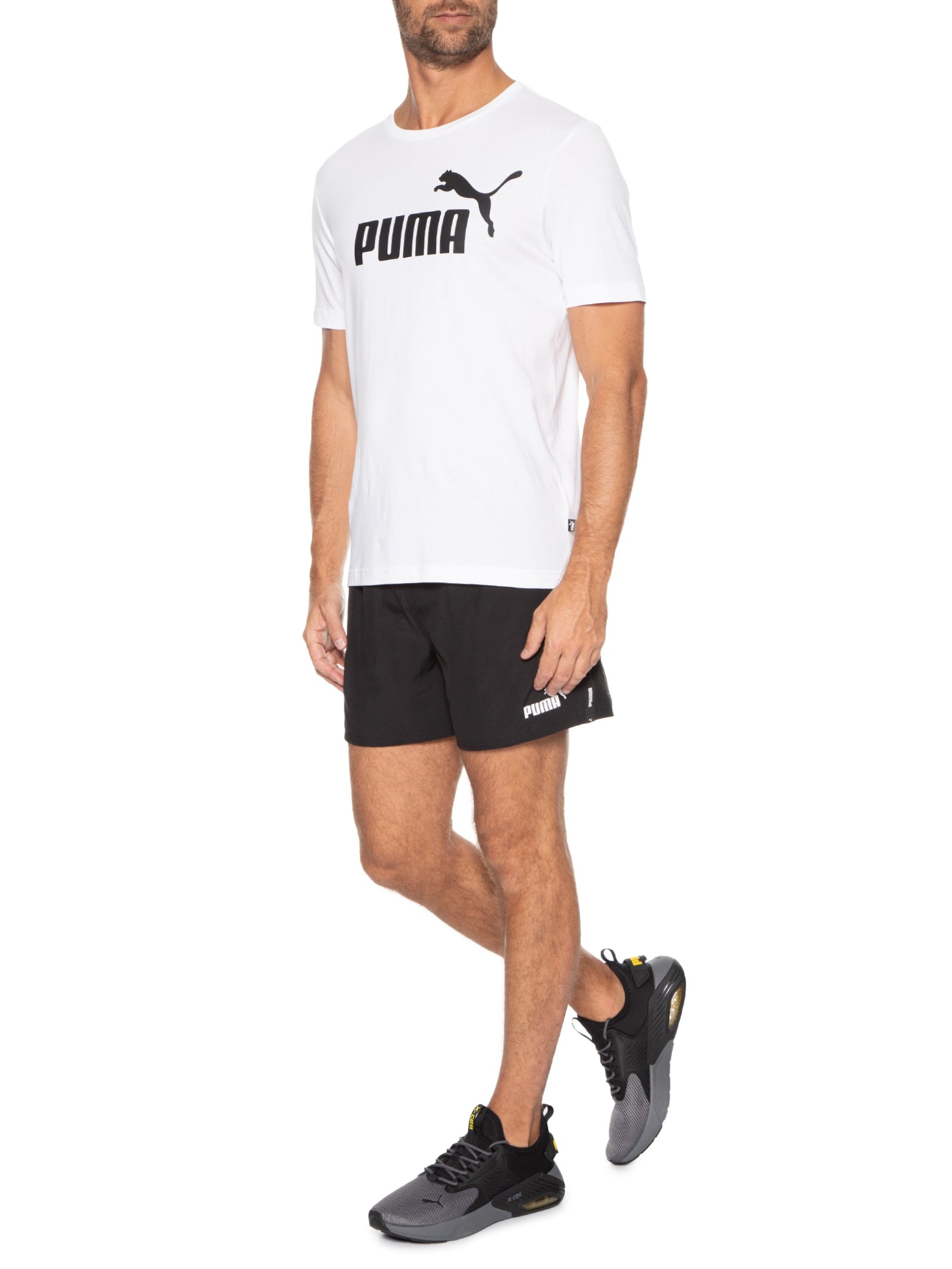 だんくん、phenix orcashellメンズジャージ グレー/ブラック Tênis Masculino X-cell Nova - Cinza - Puma