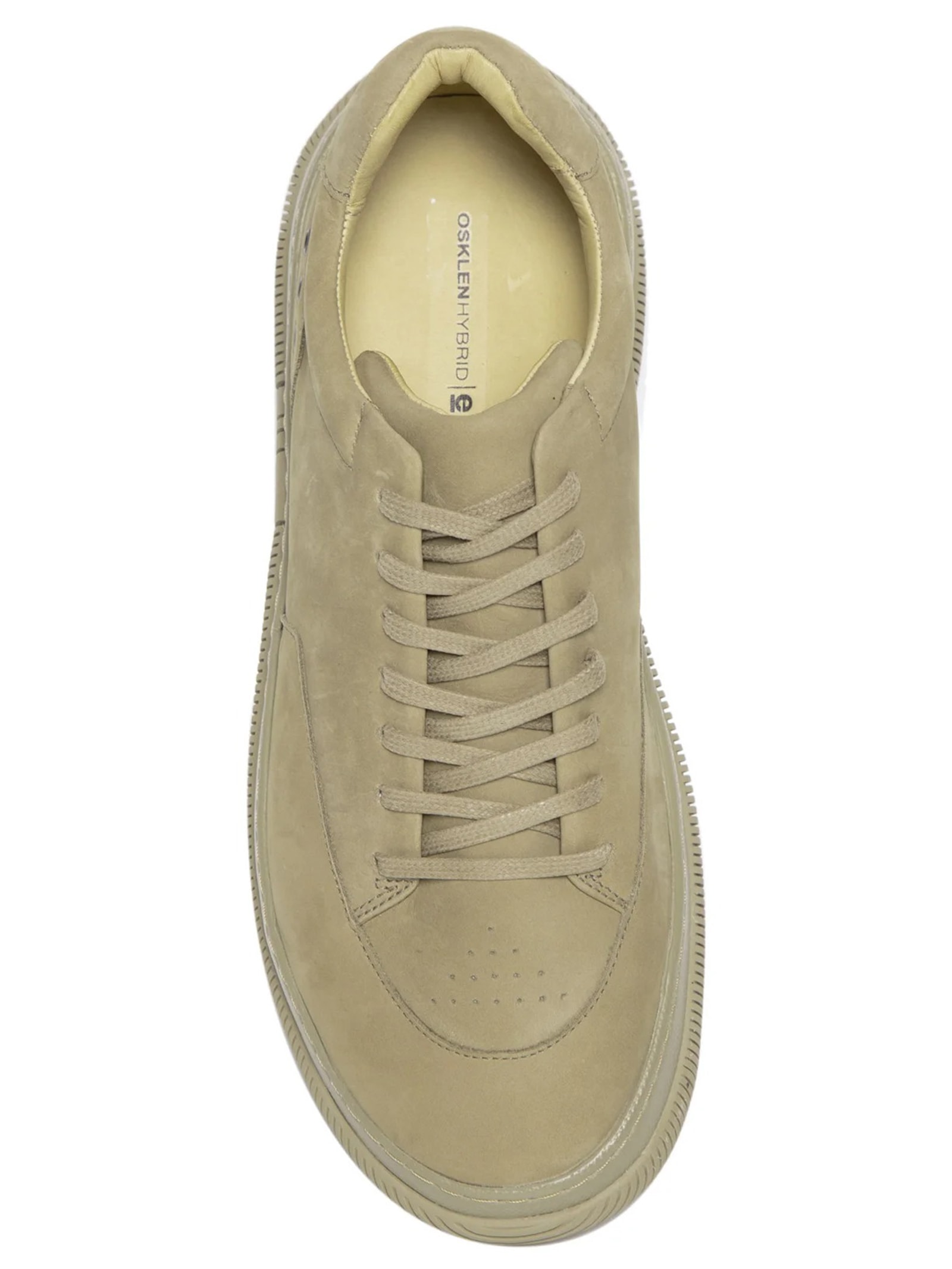 Tenis Mascyulino Hybrid Laces Nobuck Monochromatic Bege Osklen