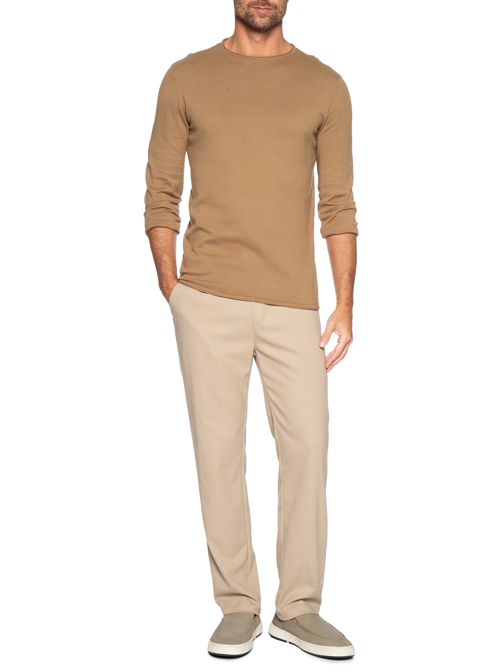 Tênis Soho Moc Masculino Bege Osklen