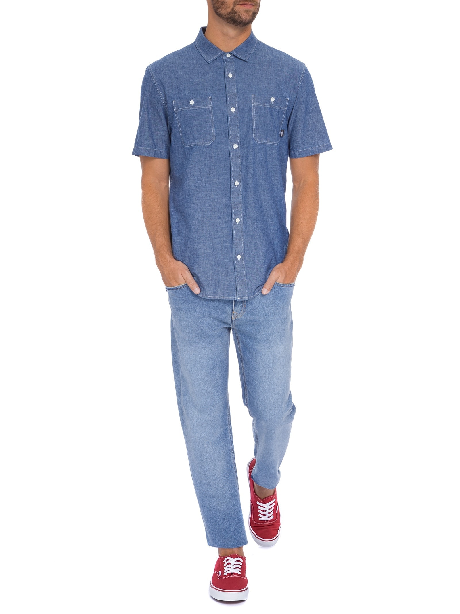 Tênis Ua Authentic Vans Vermelho Vans