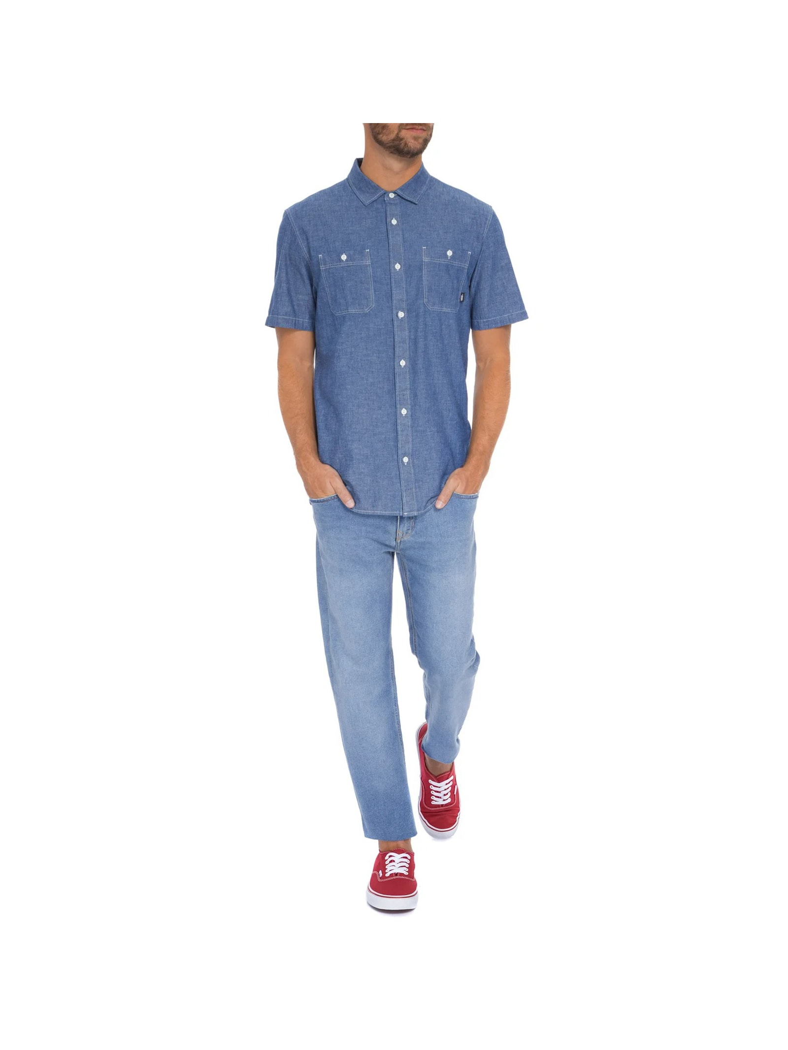 Tênis Ua Authentic Vans Vermelho Vans