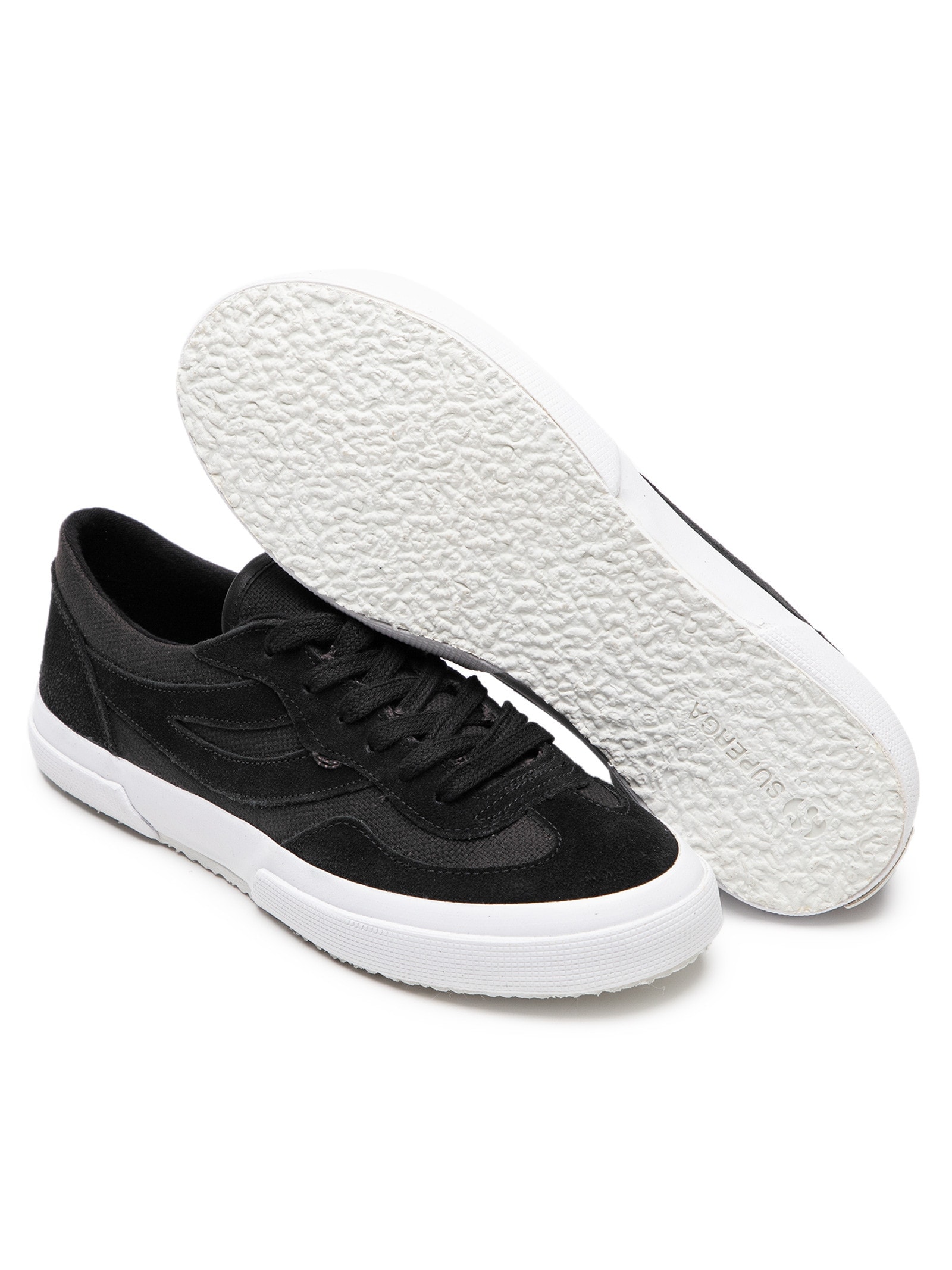 Tênis Unissex 2750 Revolley Suede Canvas Preto Superga